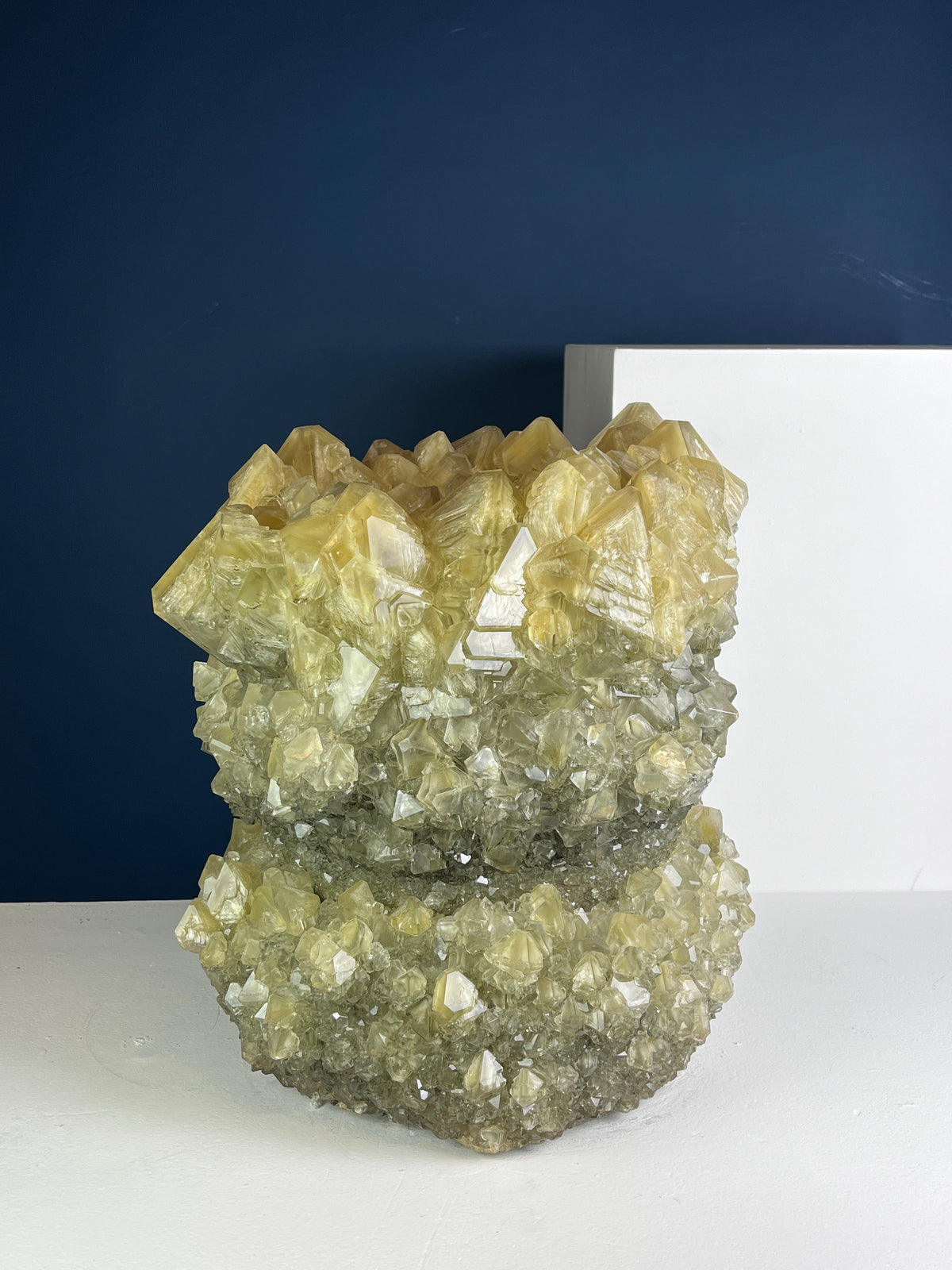 Crystal Vase Large - Autumn Moss