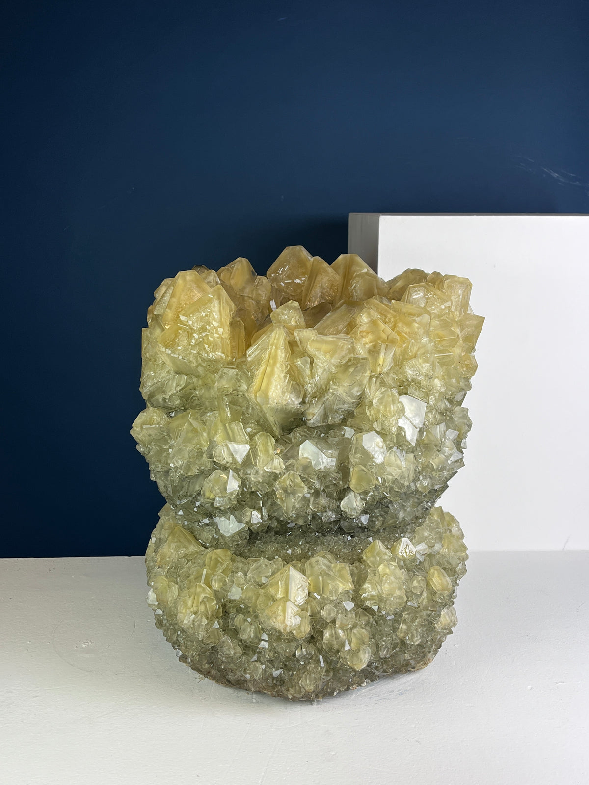 Crystal Vase Large - Autumn Moss