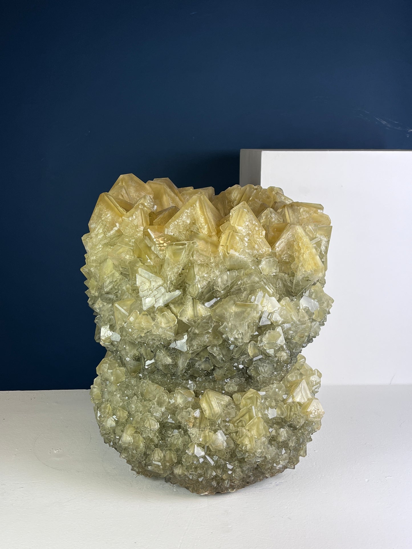 Crystal Vase Large - Autumn Moss