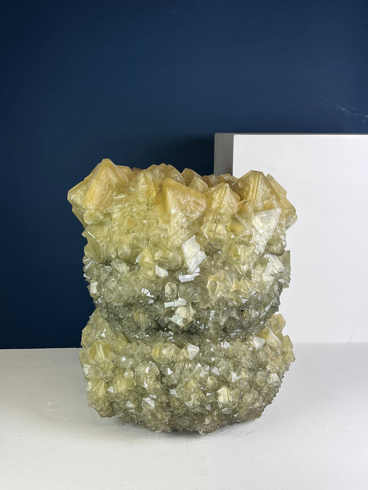 Crystal Vase Large - Autumn Moss