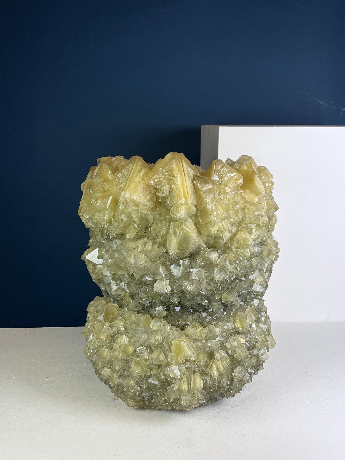 Crystal Vase Large - Autumn Moss