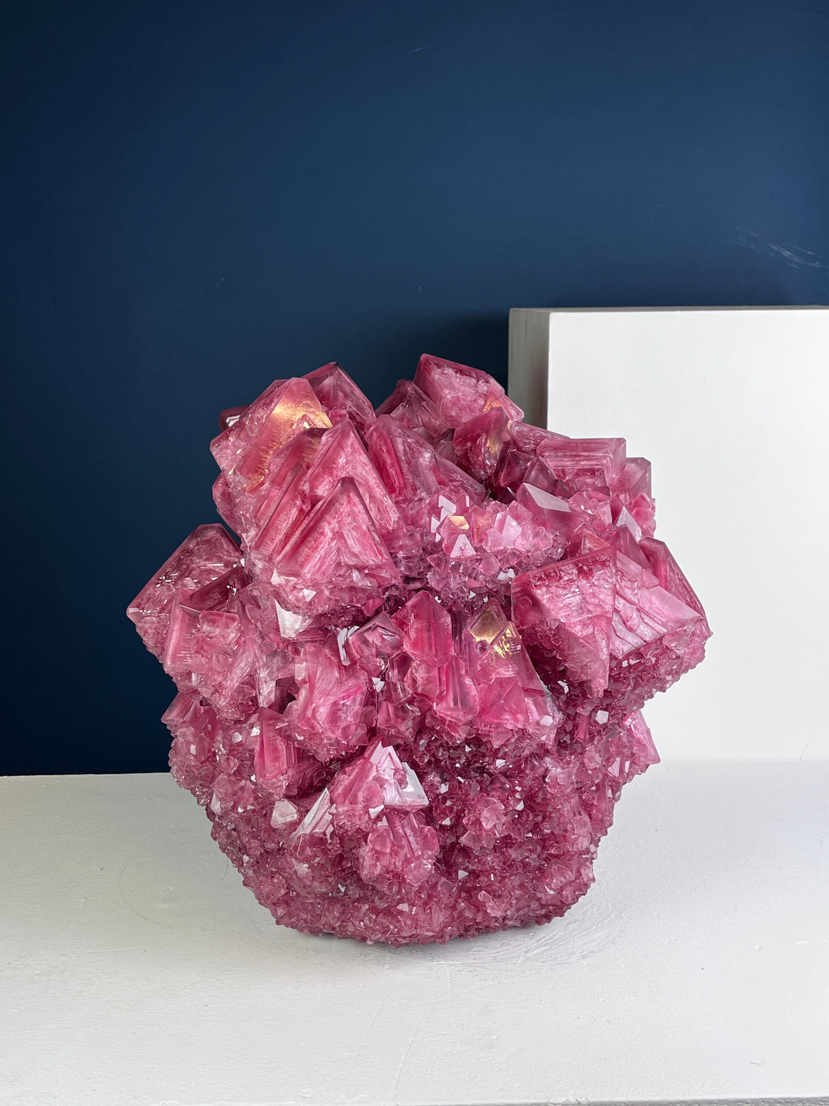 Crystal Vase Large - Cosmic Violet