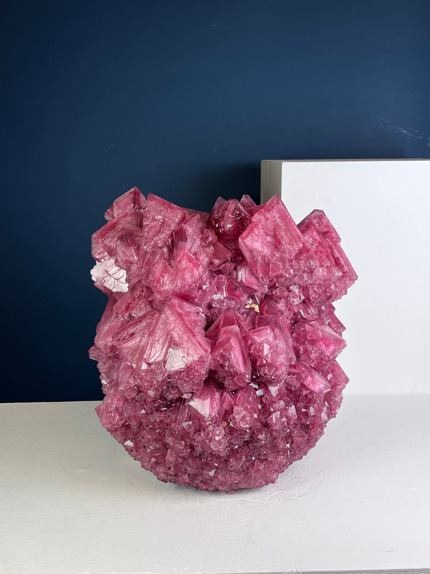 Crystal Vase Large - Cosmic Violet