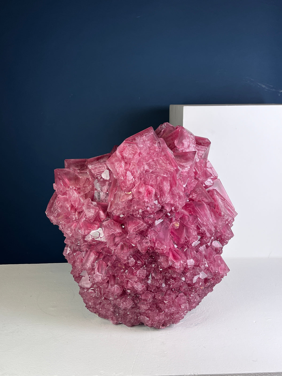Crystal Vase Large - Cosmic Violet