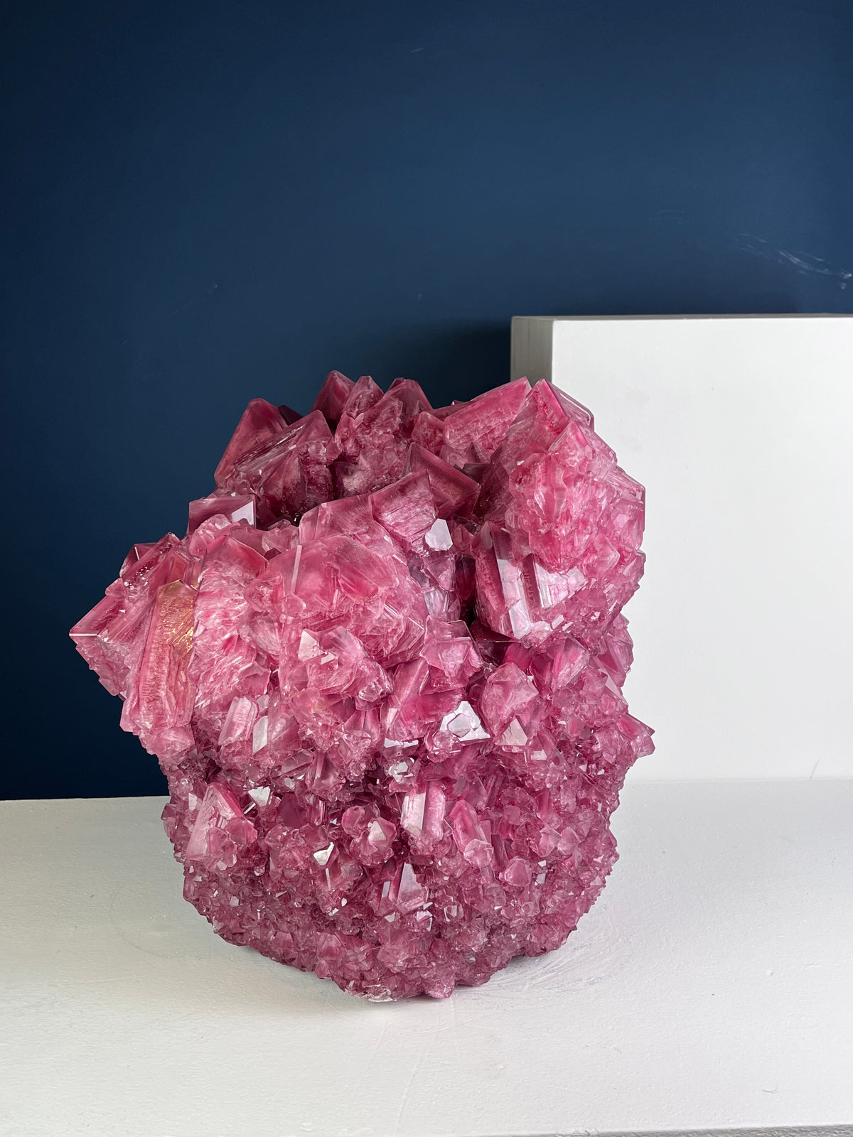 Crystal Vase Large - Cosmic Violet