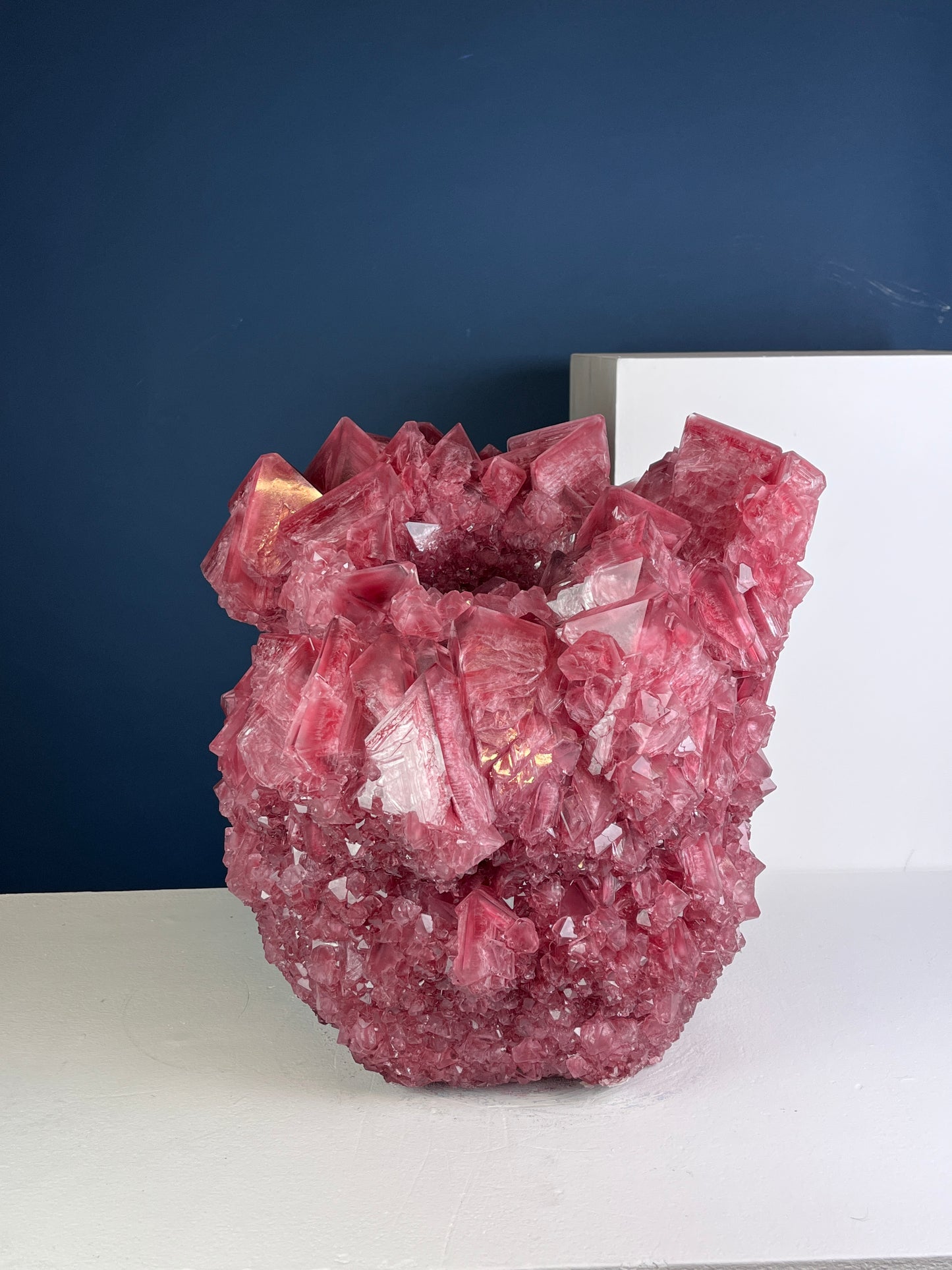 Crystal Vase Large - Cosmic Violet