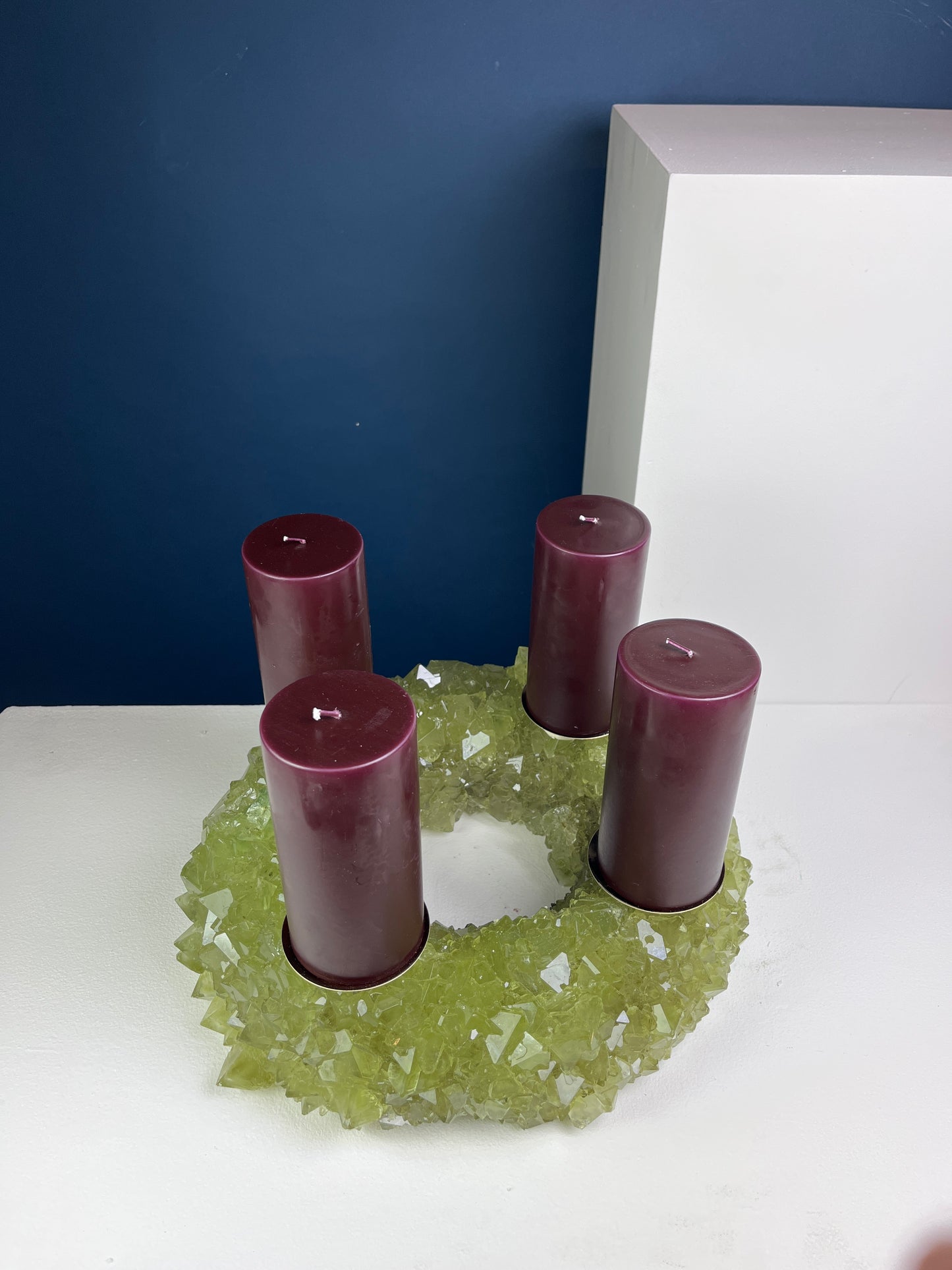 Crystal Wreath - Moss