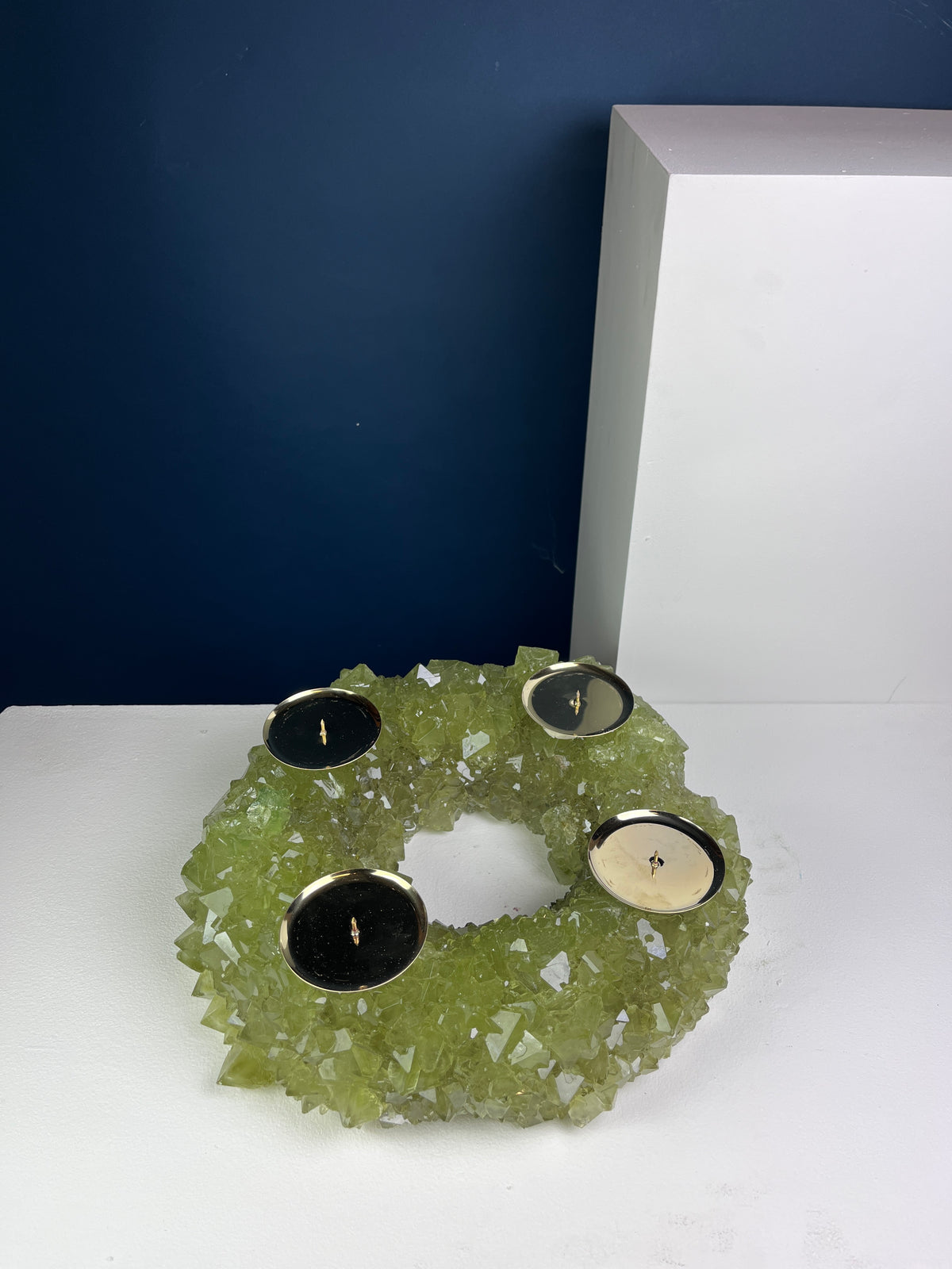 Crystal Wreath - Moss