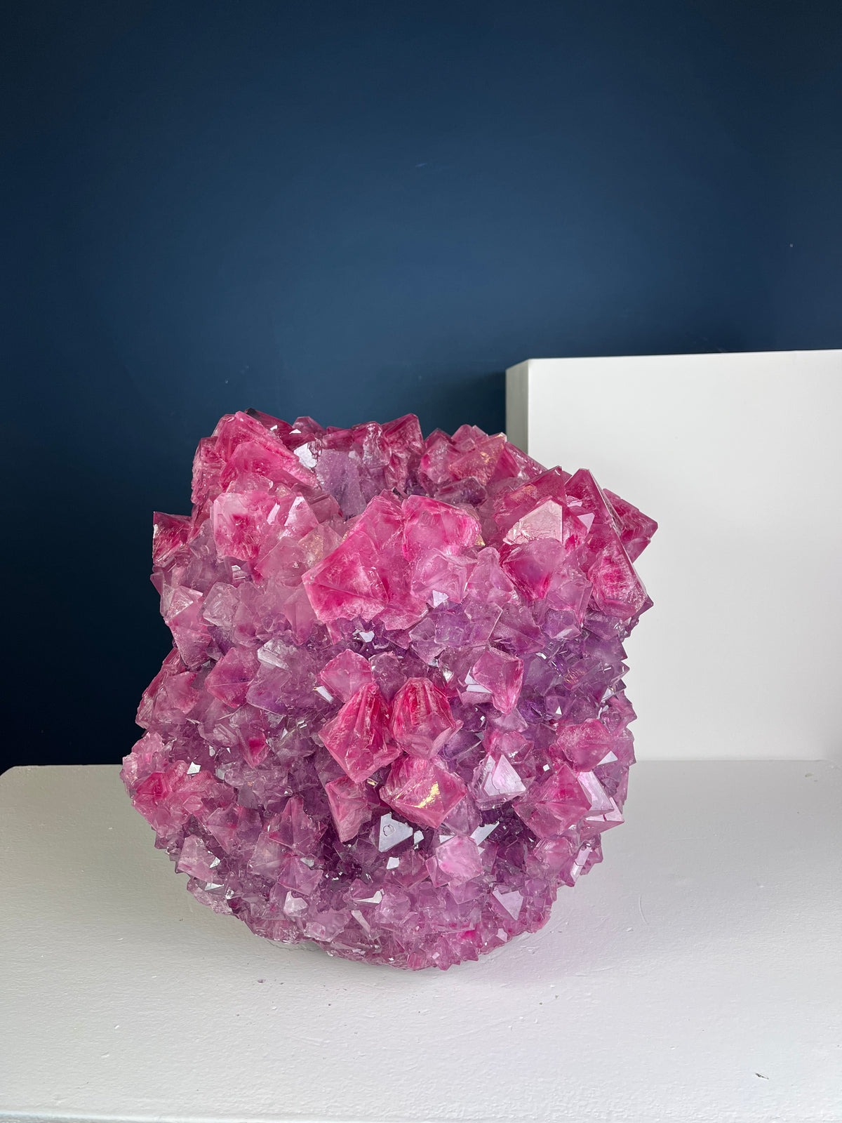 Crystal Vase Large - Orchid