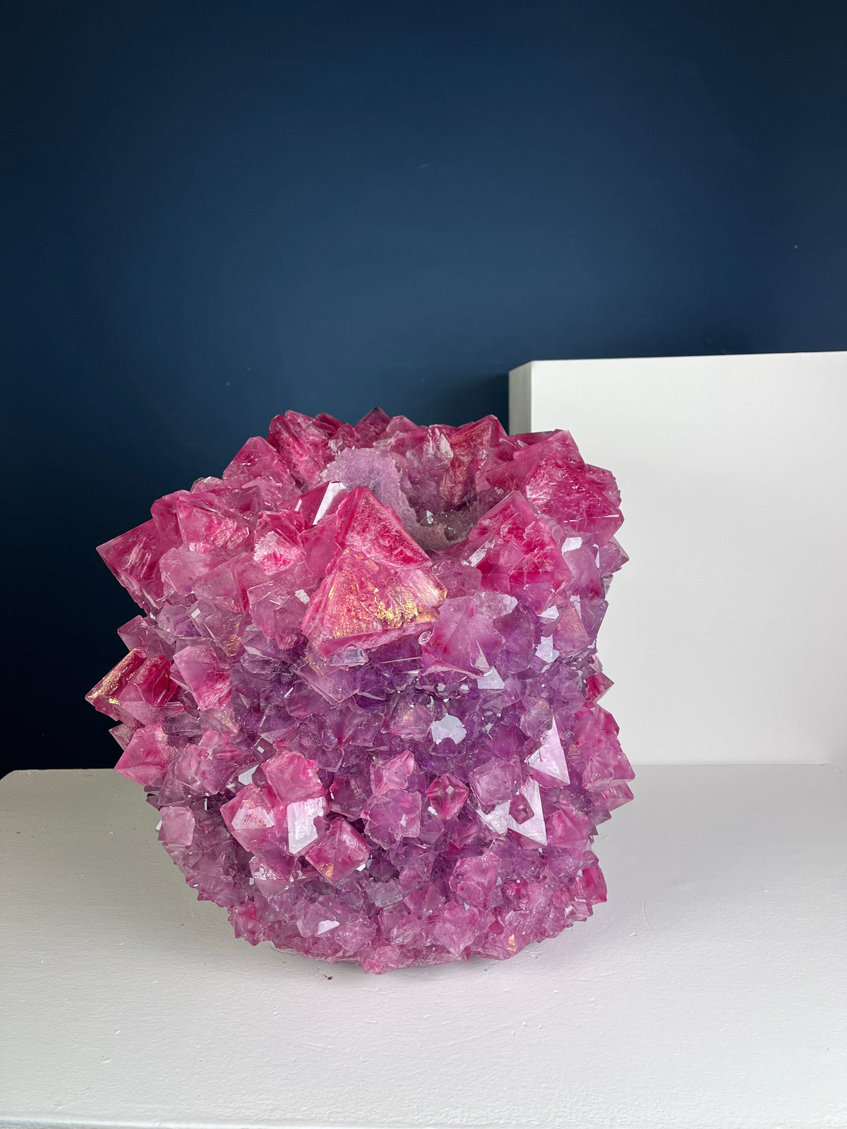 Crystal Vase Large - Orchid
