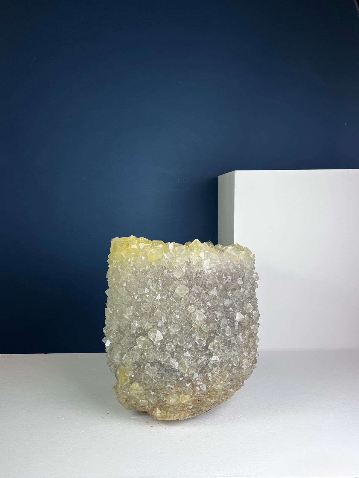 Crystal Vase Large -  Cornsilk
