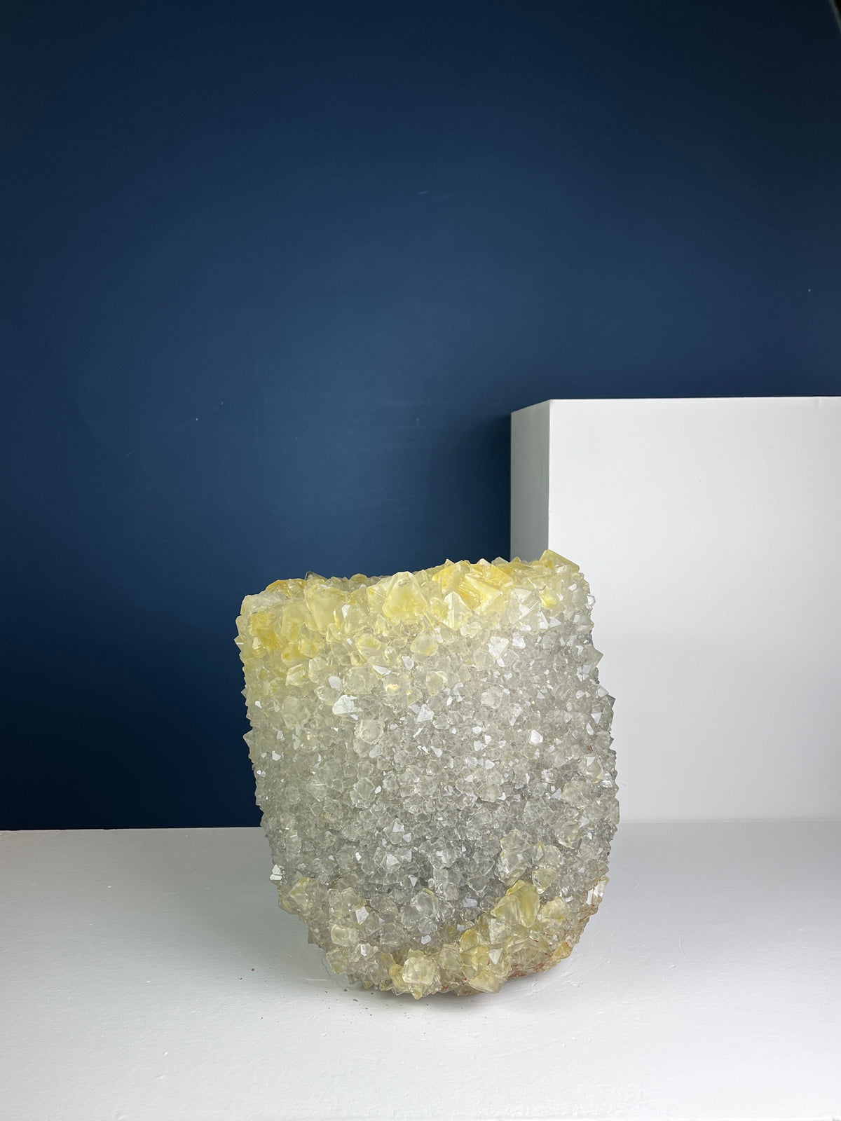 Crystal Vase Large -  Cornsilk
