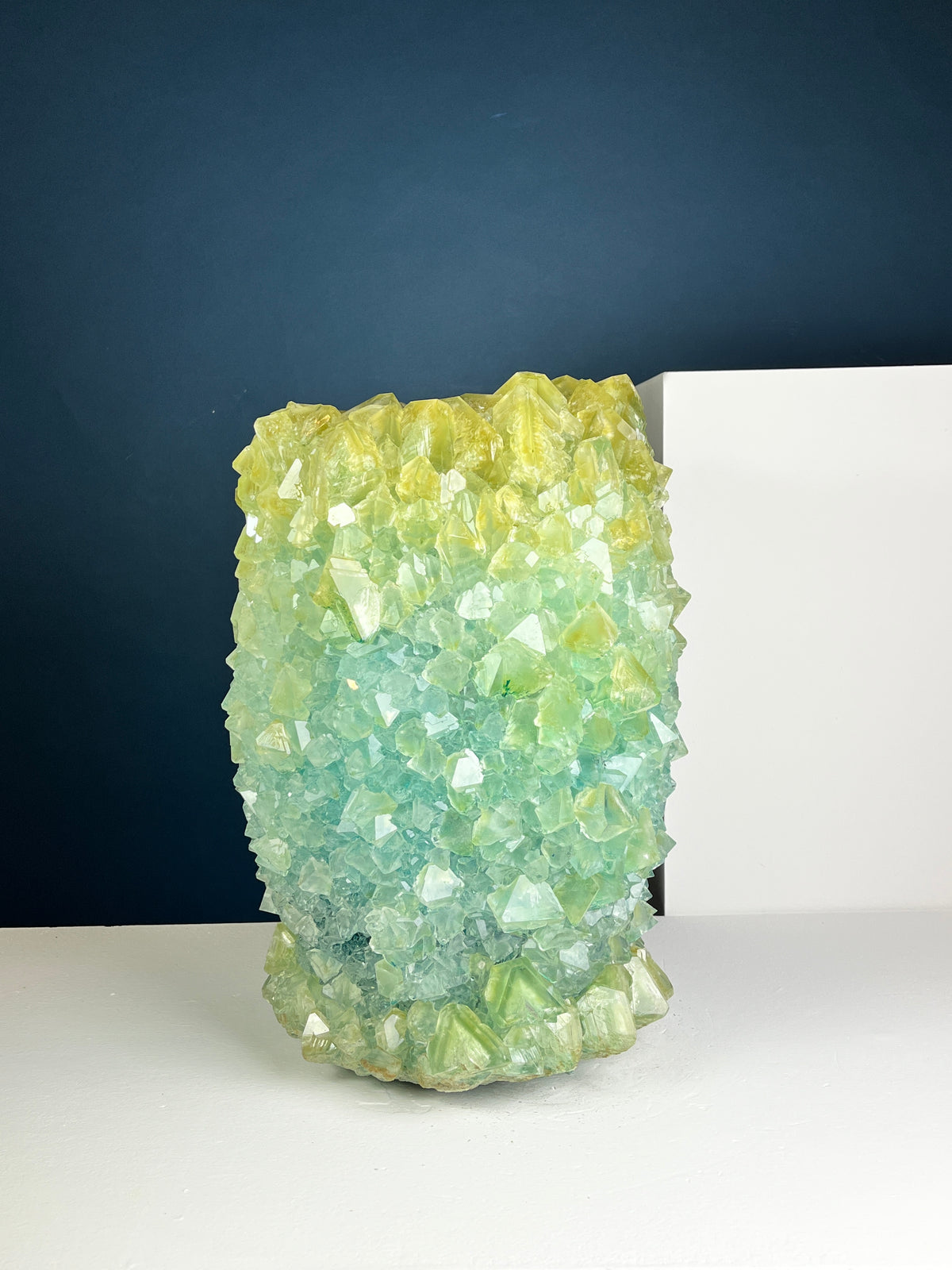 Crystal Vase Large -  Pale Sage