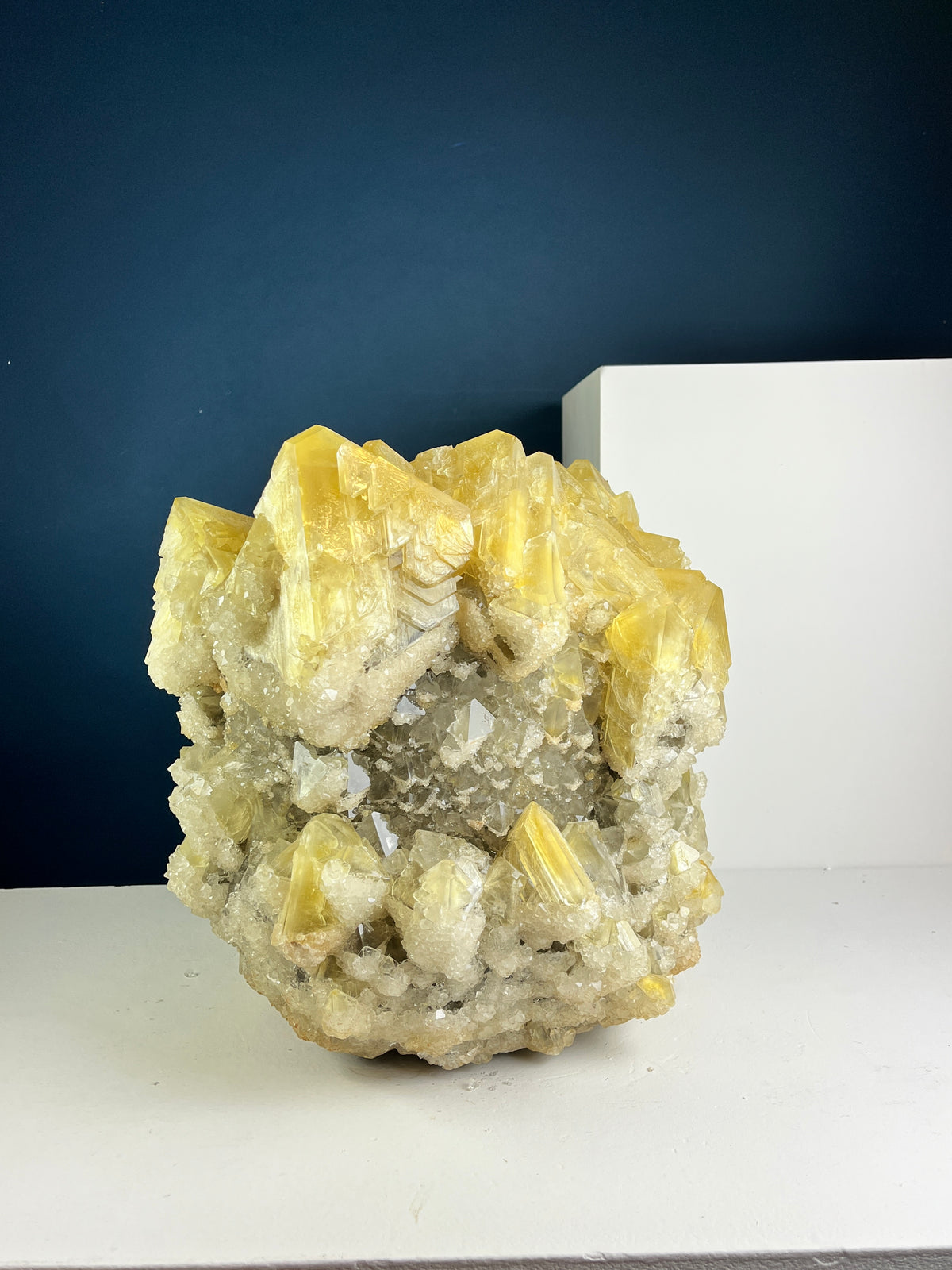 Crystal Vase Large - Amber