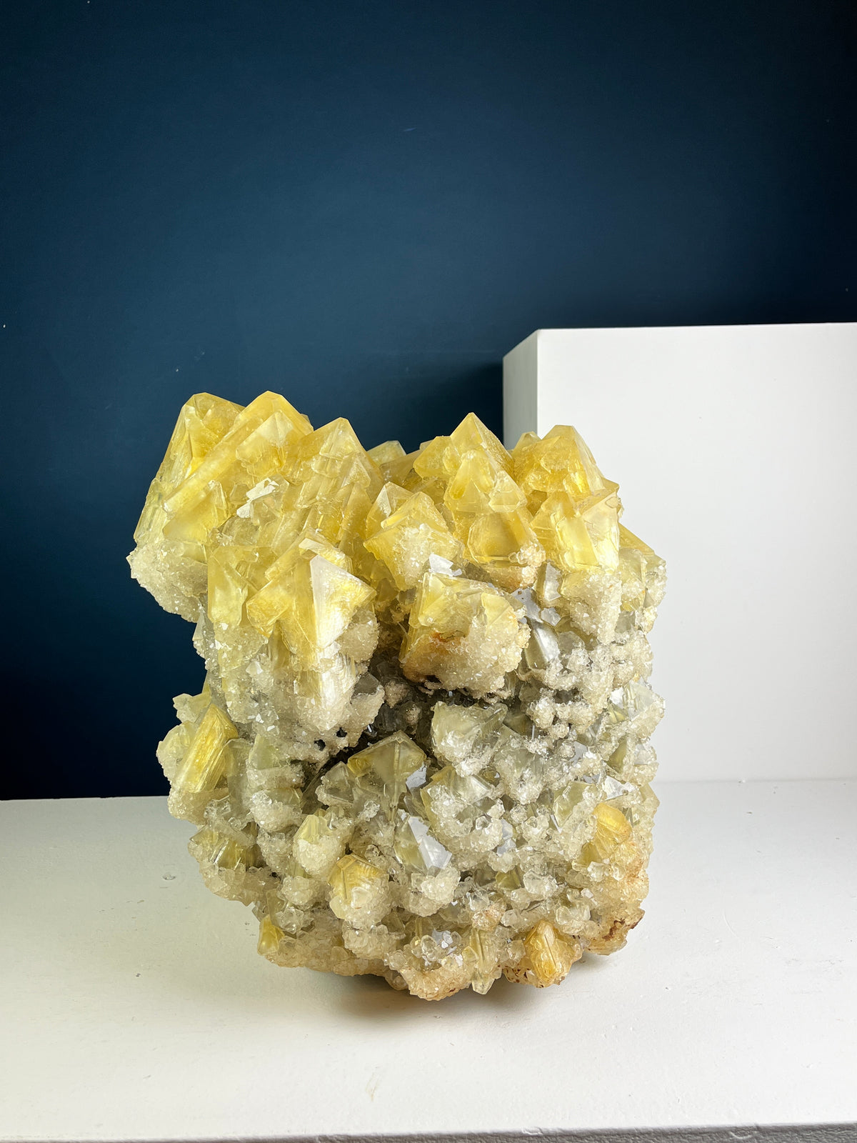 Crystal Vase Large - Amber