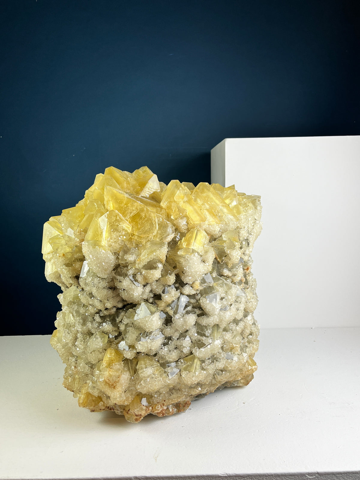 Crystal Vase Large - Amber