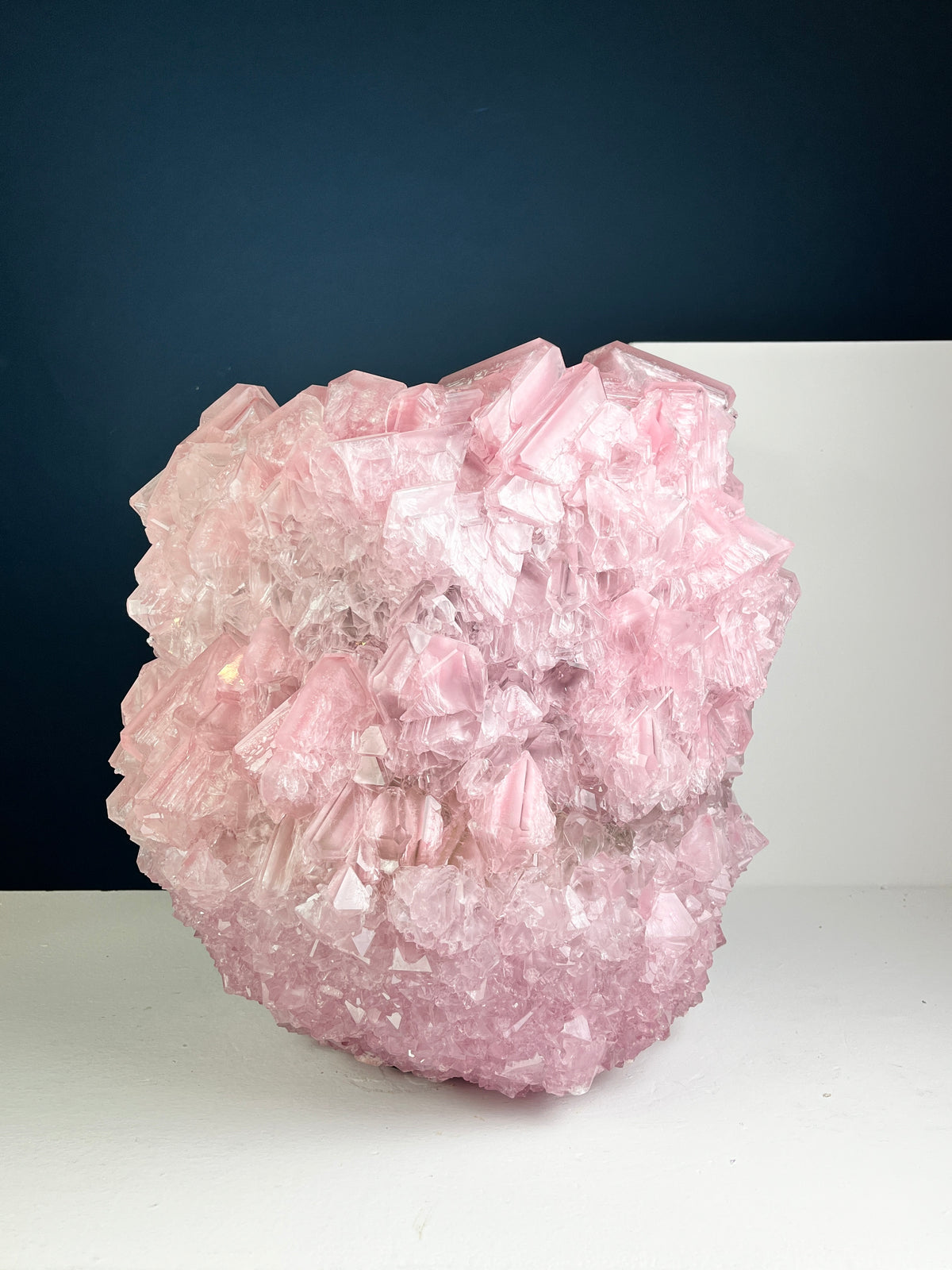 Crystal Vase Large - Baby pink