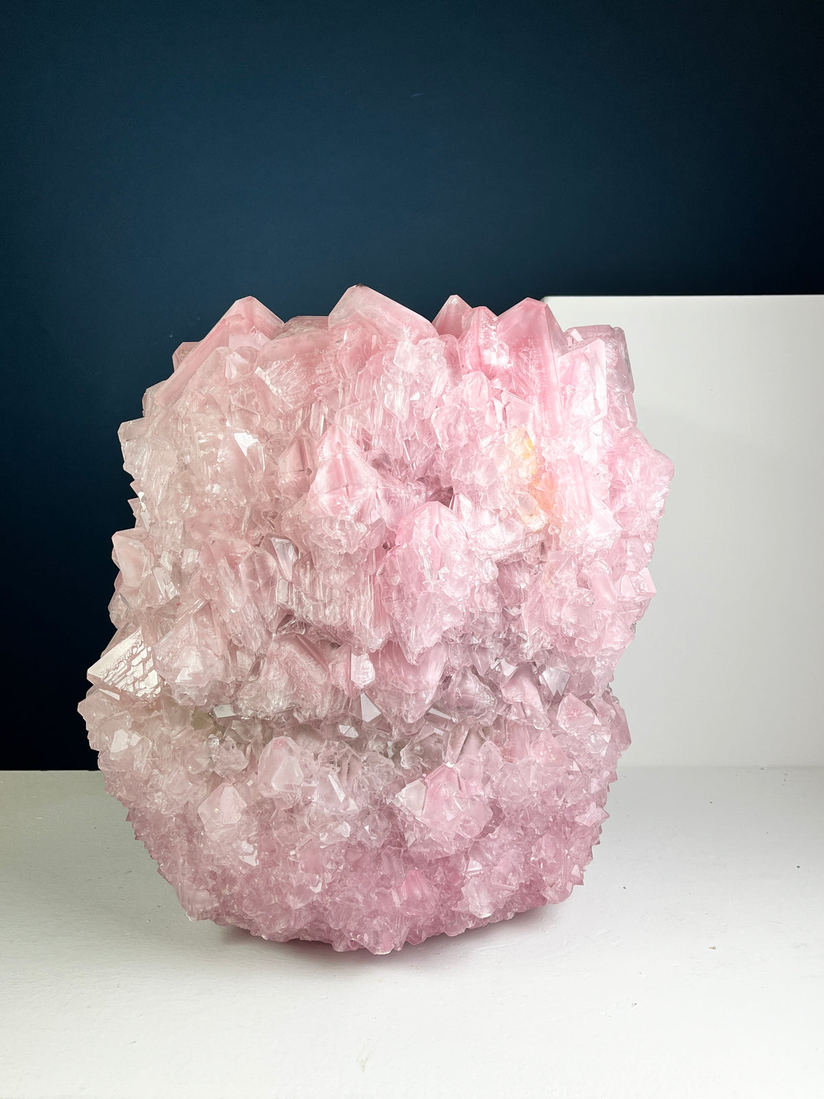 Crystal Vase Large - Baby pink