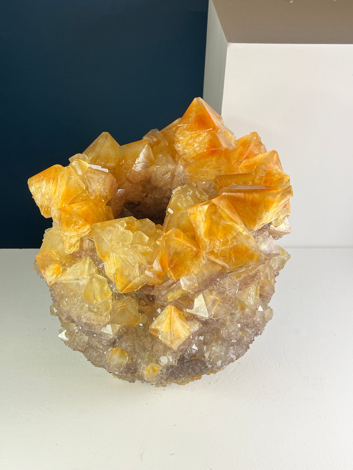 Crystal Vase Large - Sun set