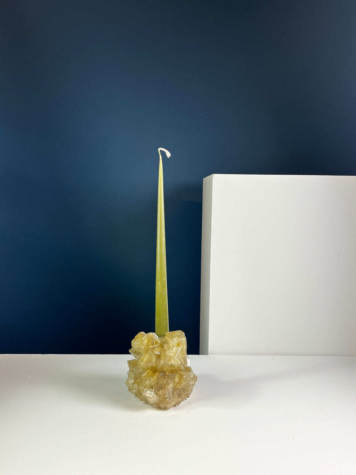 Candlestick Holder - Khaki green