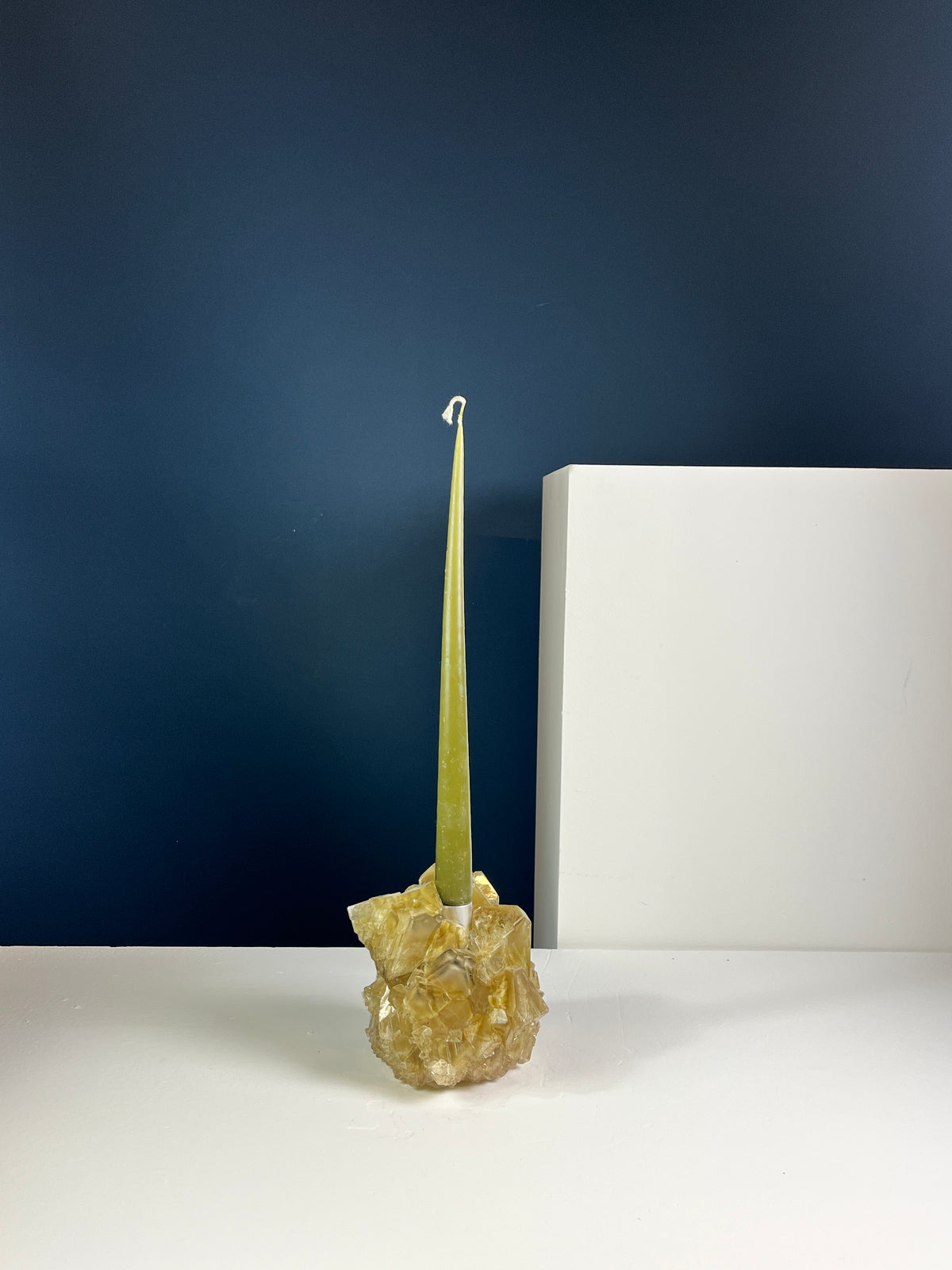 Candlestick Holder - Khaki green