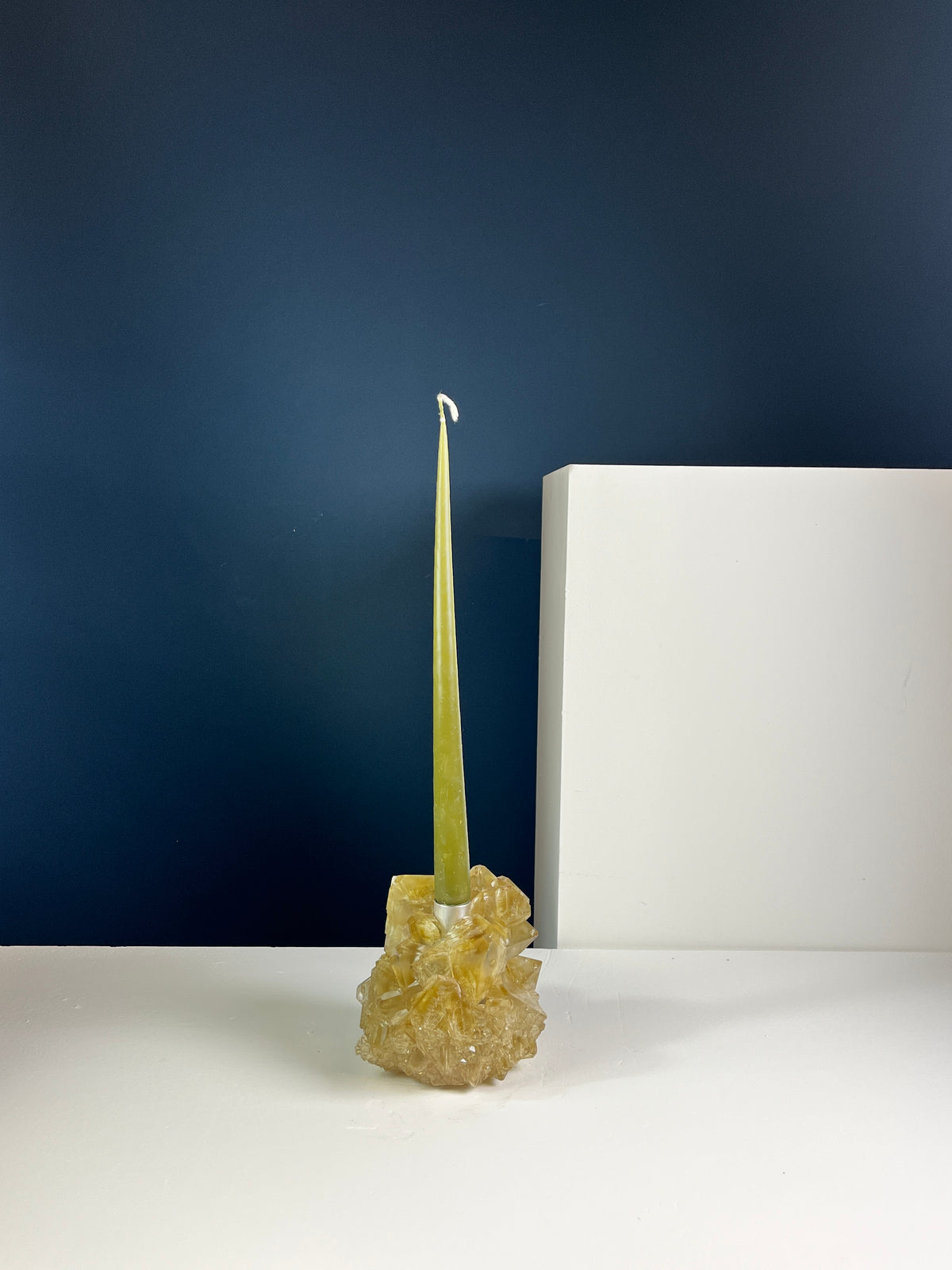 Candlestick Holder - Khaki green