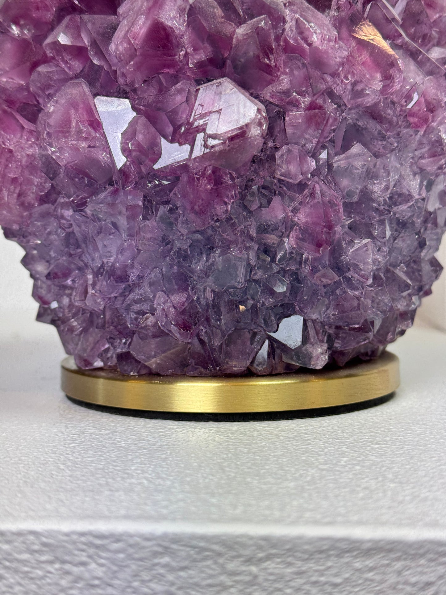 Pillar Candle Holder - Amethist