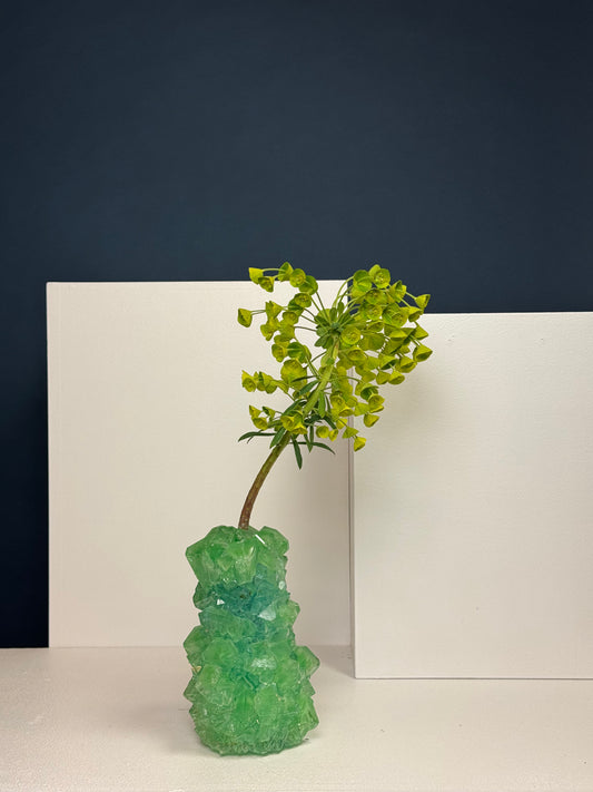 Mini Vase - Electric Green