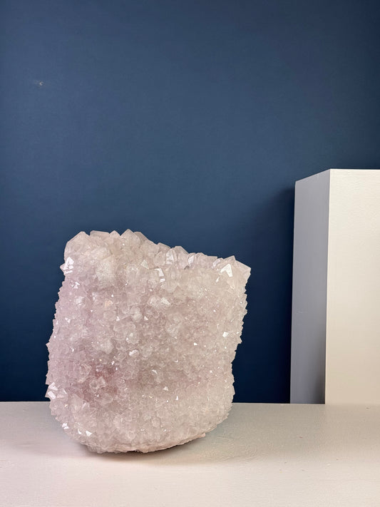 Crystal Vase Large - Rose Quartz