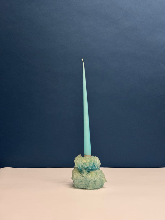 Candlestick Holder - Aqua
