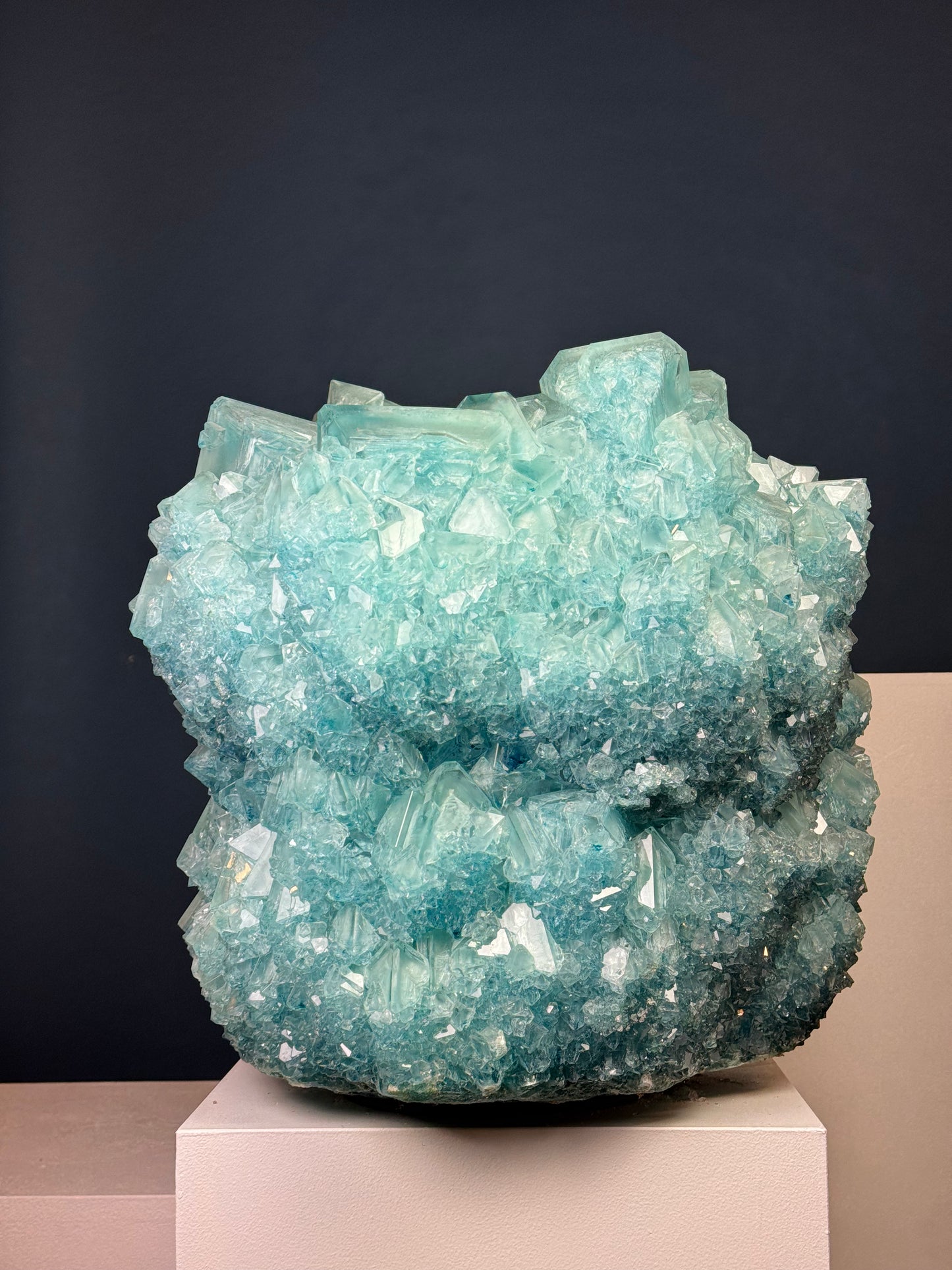 Crystal Vase Large - Sky