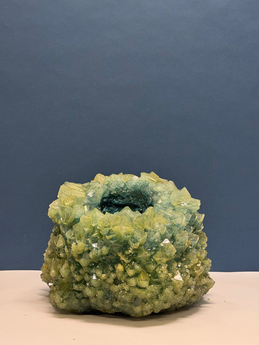 Medium Vase - Marbled Green