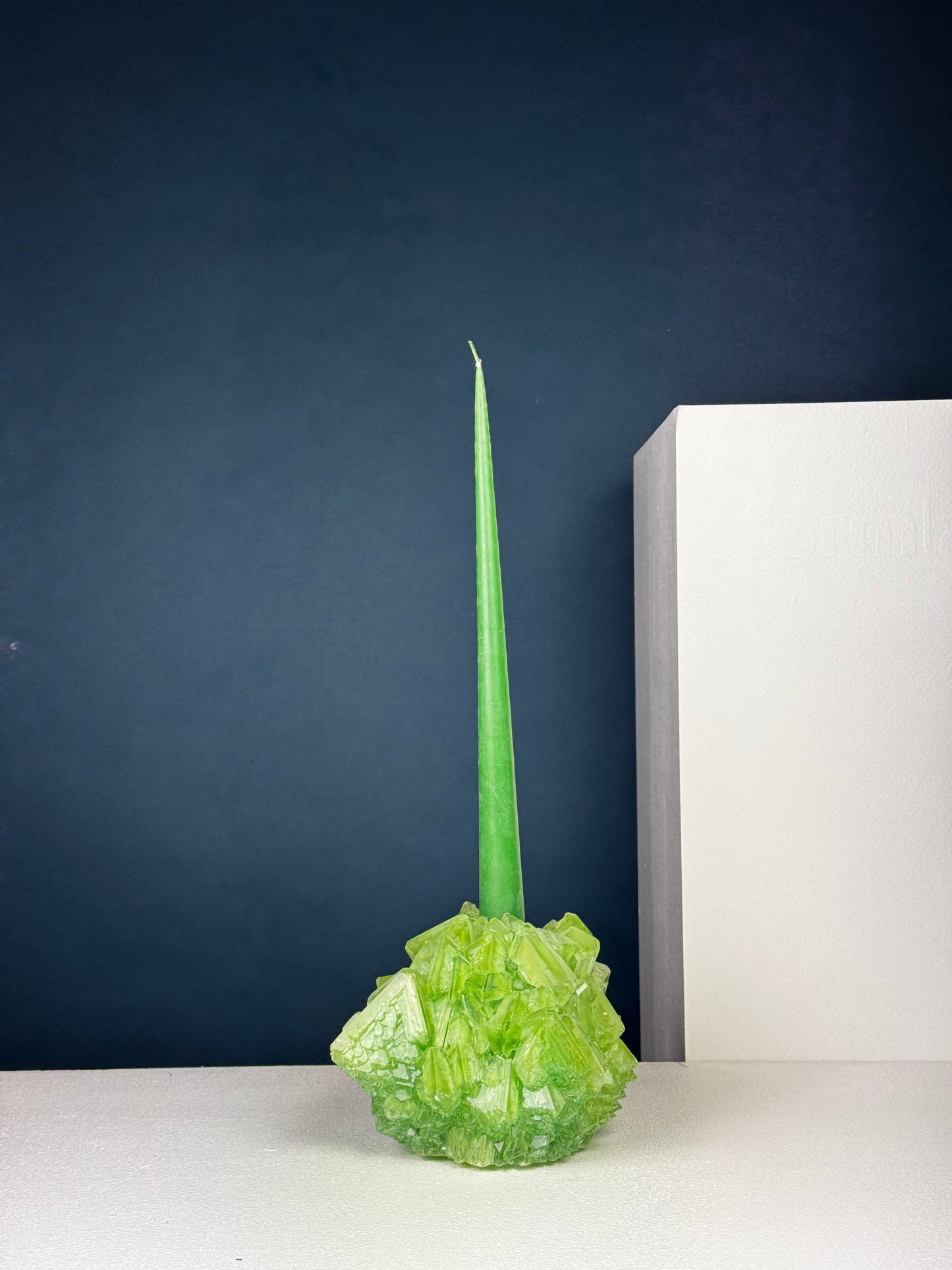 Candlestick Holder - Bright Green