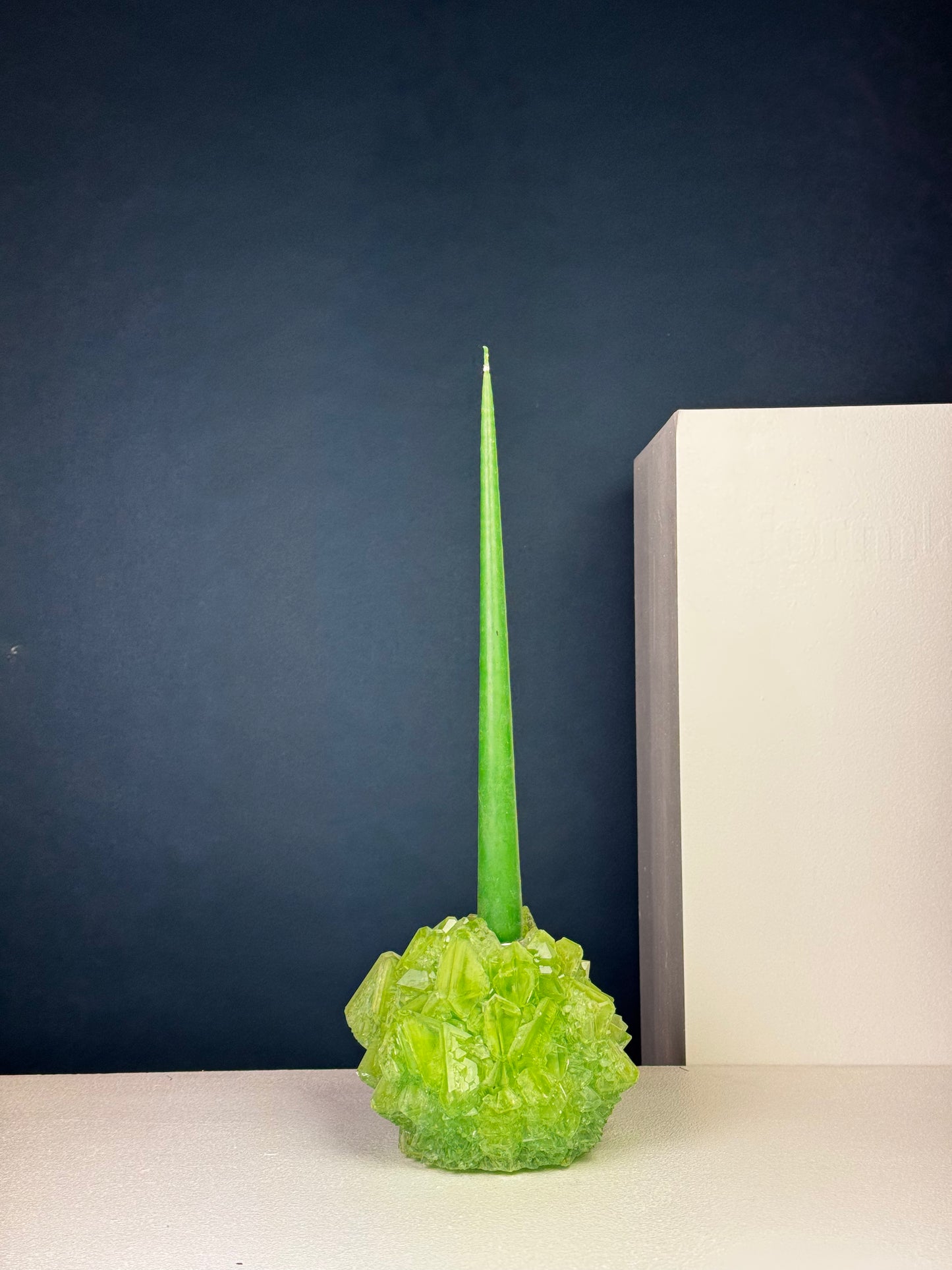 Candlestick Holder - Bright Green
