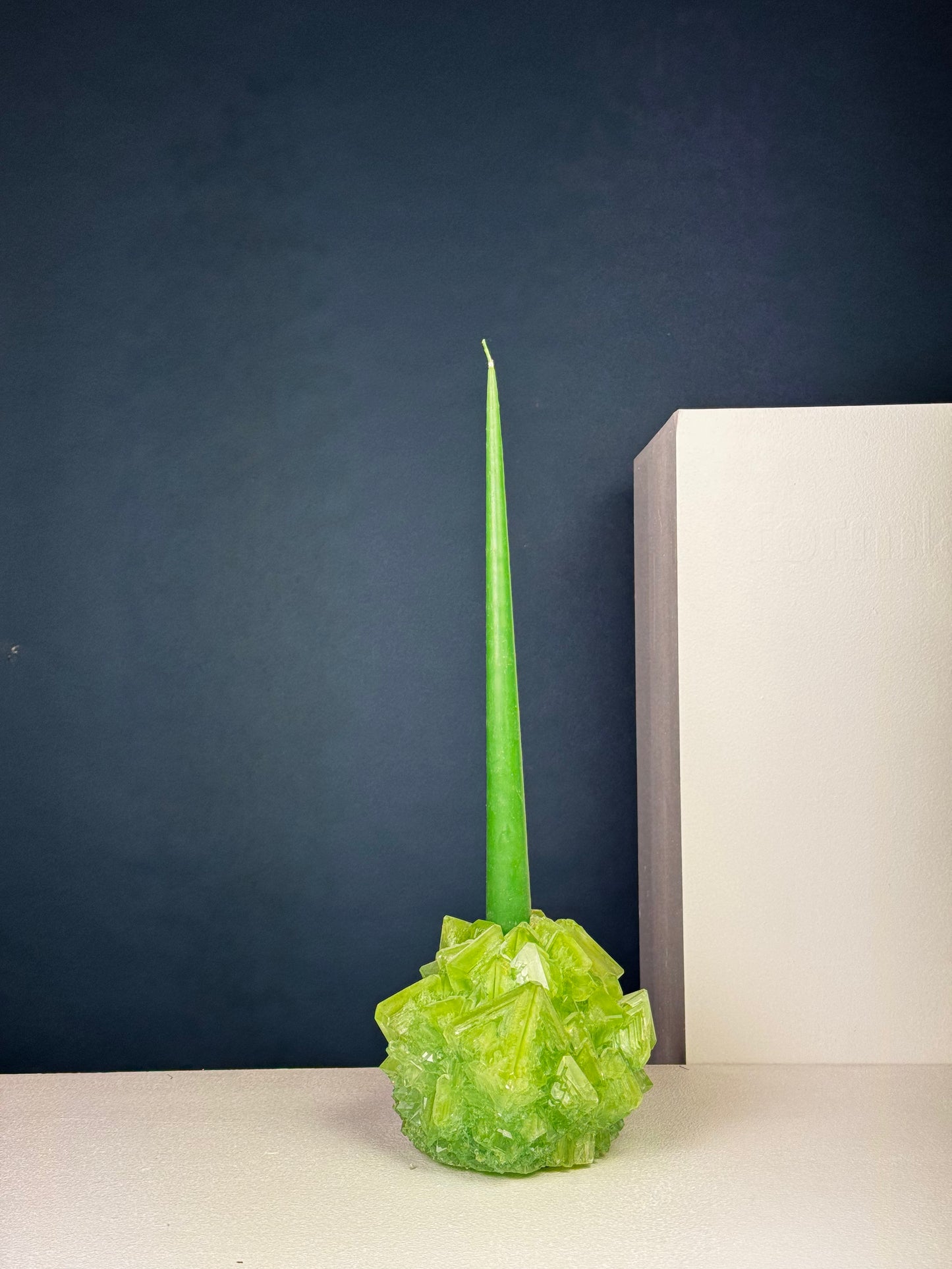 Candlestick Holder - Bright Green