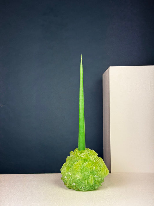 Candlestick Holder - Bright Green