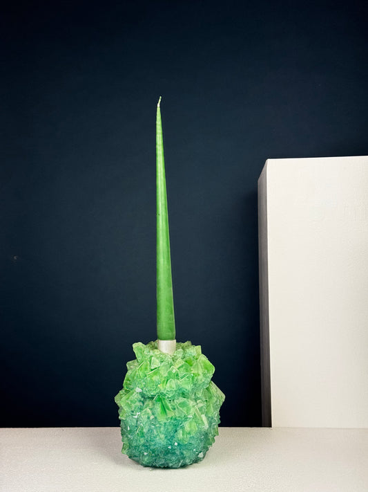 Candlestick Holder - Apple Green