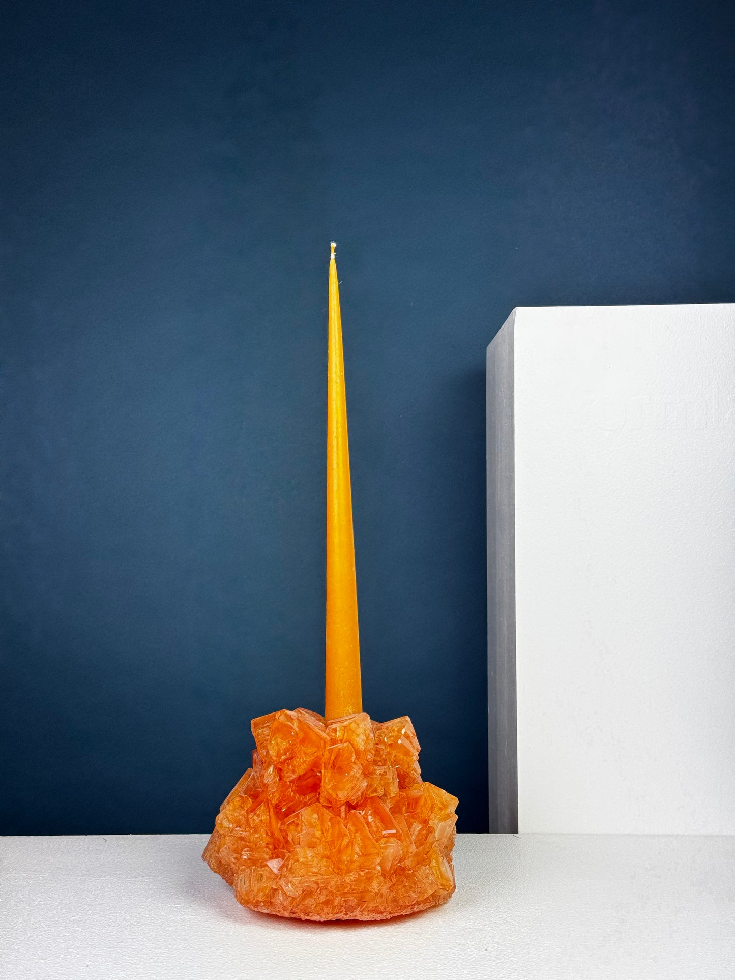 Candlestick Holder - Orange