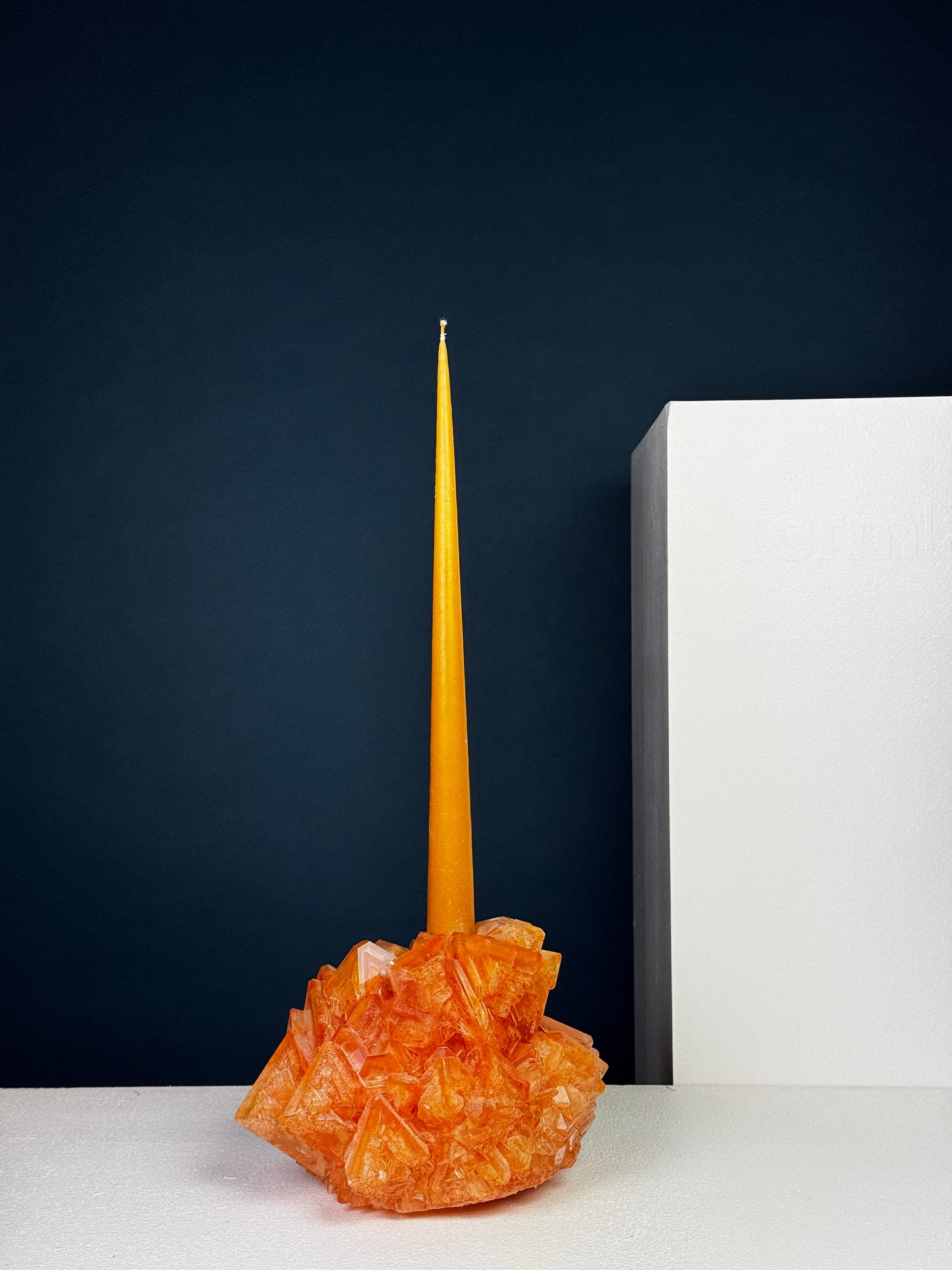 Candlestick Holder - Orange