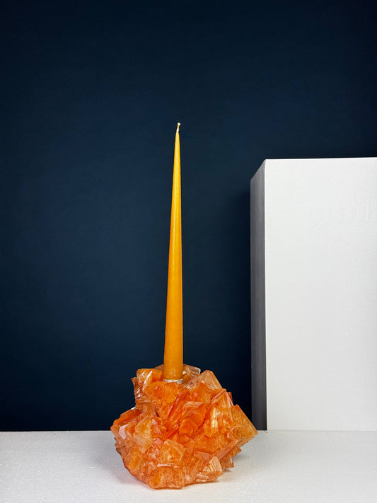 Candlestick Holder - Orange