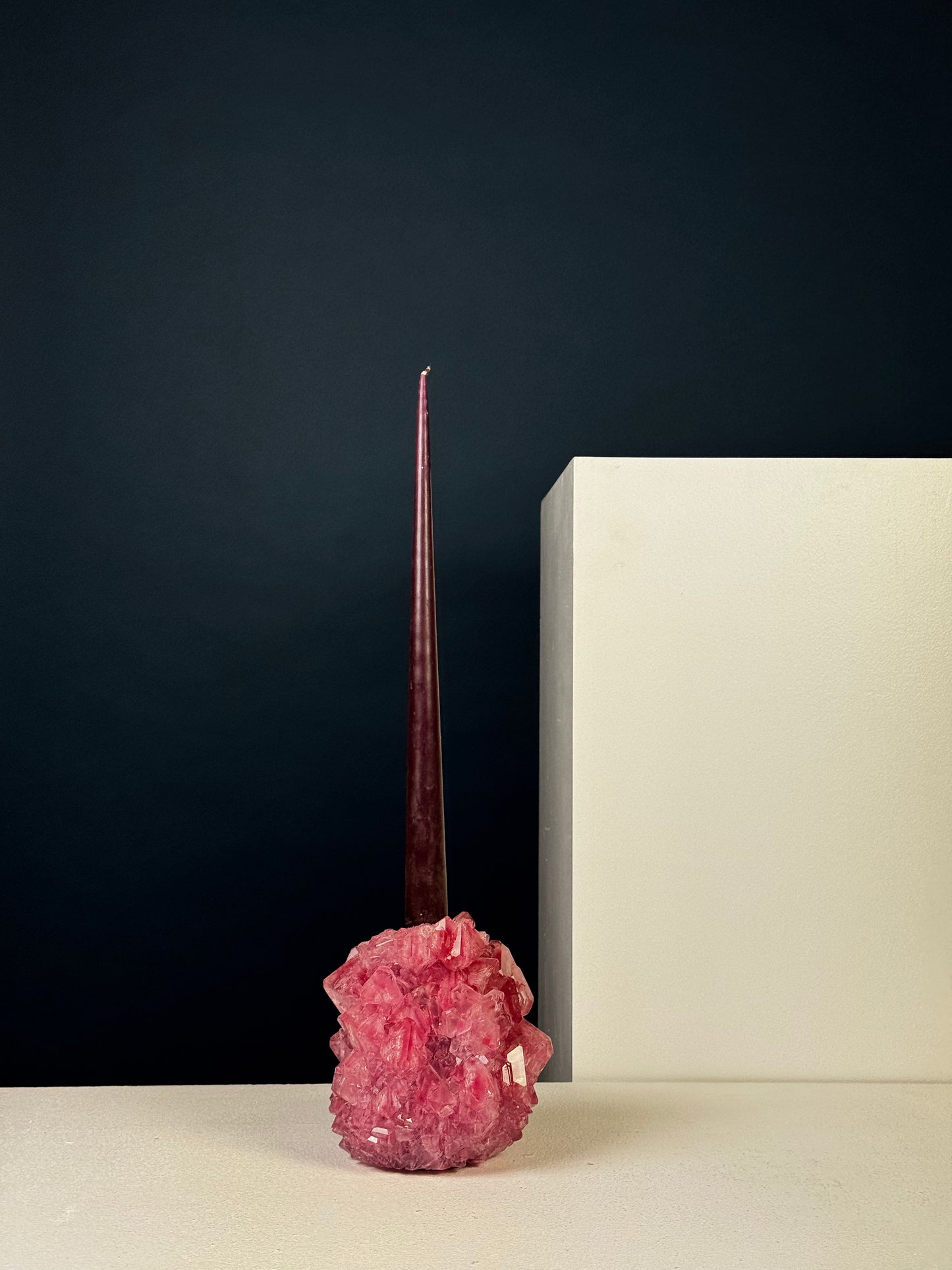 Candlestick Holder - Raspberry
