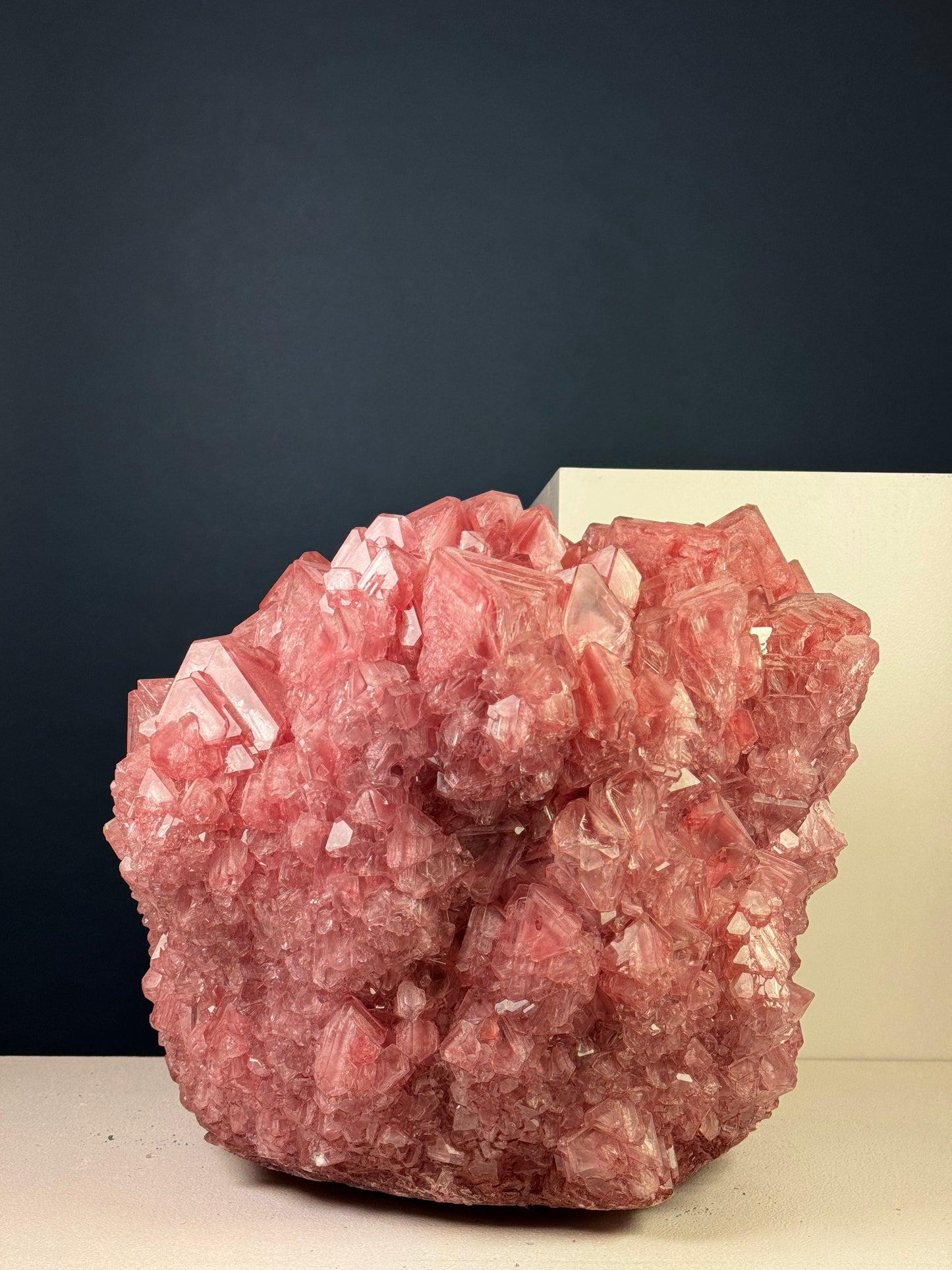 Crystal Vase Large - Rose