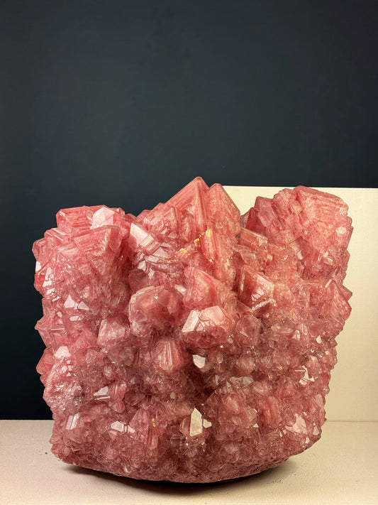 Crystal Vase Large - Rose