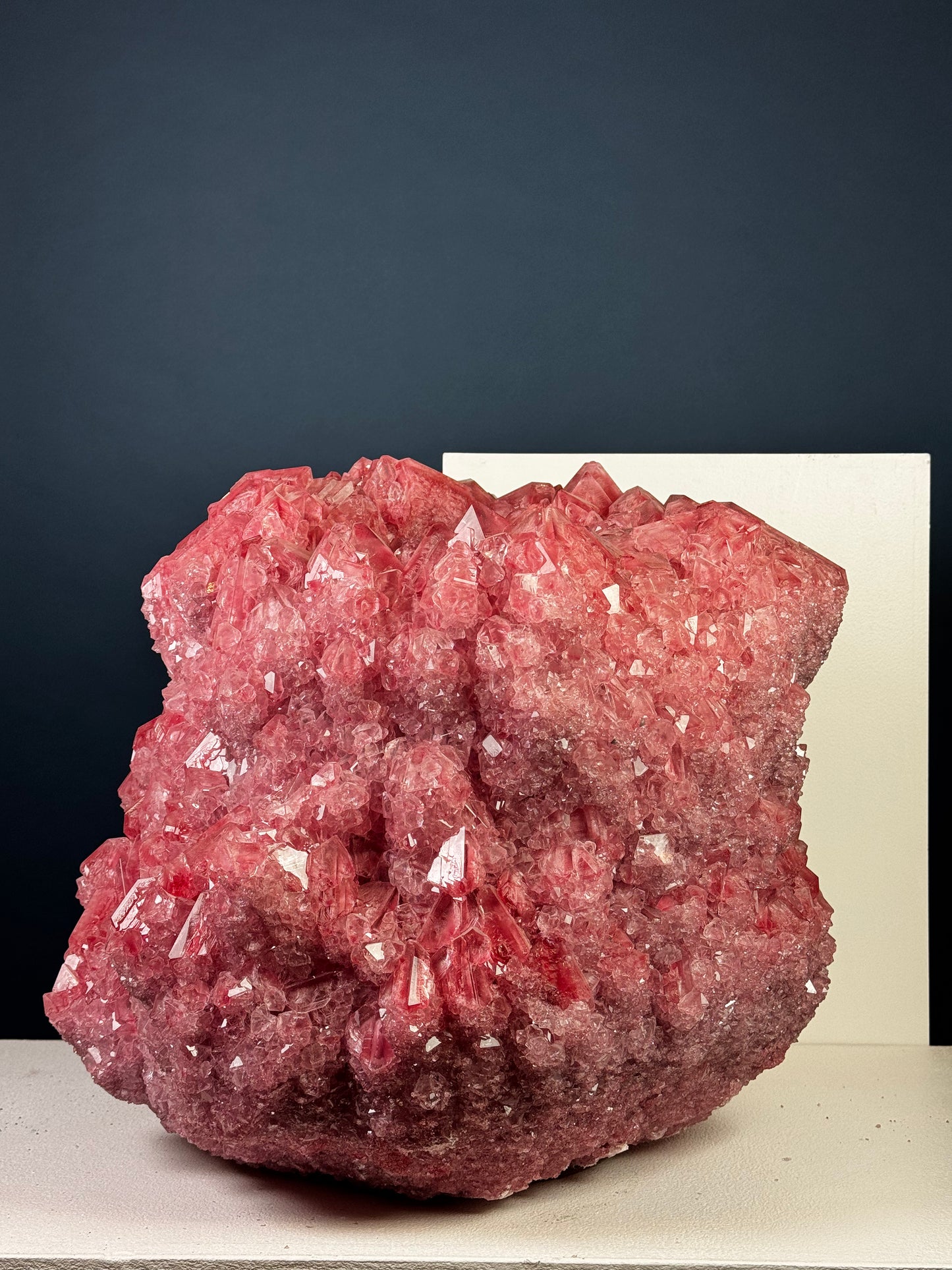 Crystal Vase Large - Amaranth