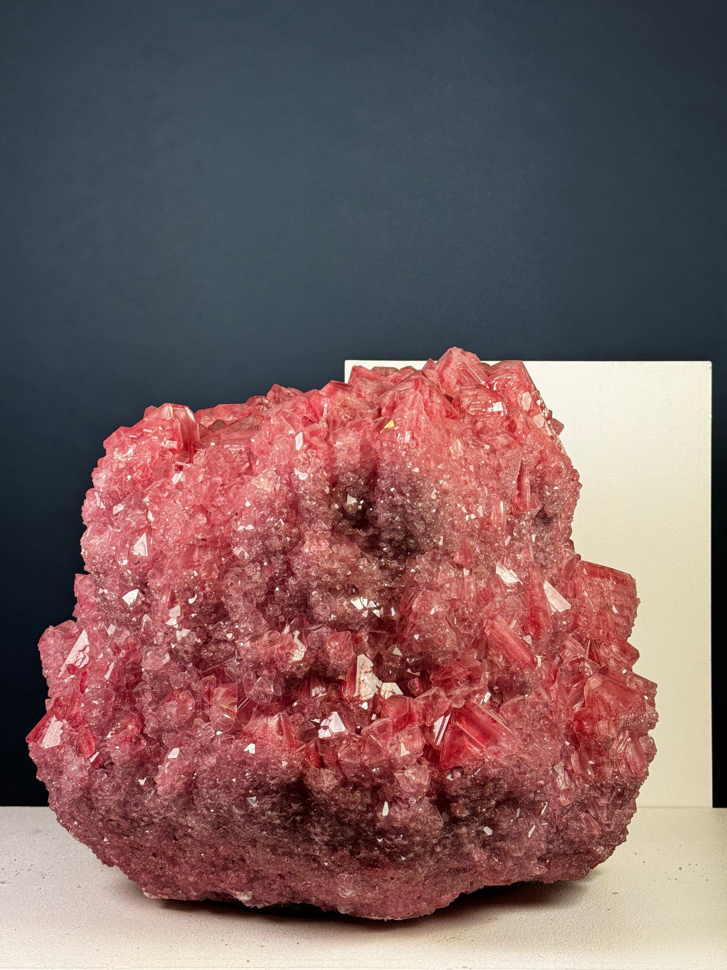 Crystal Vase Large - Amaranth