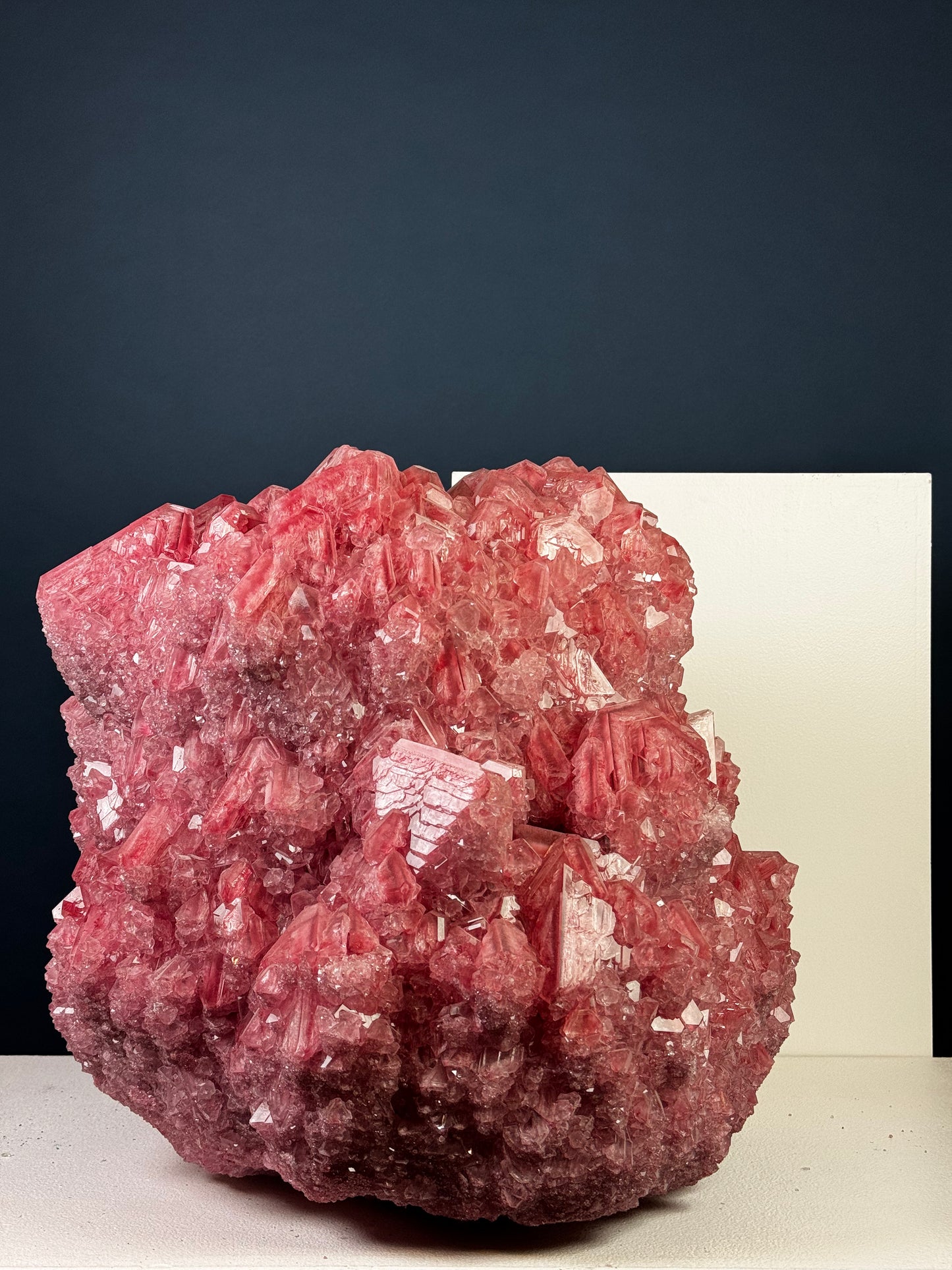 Crystal Vase Large - Amaranth