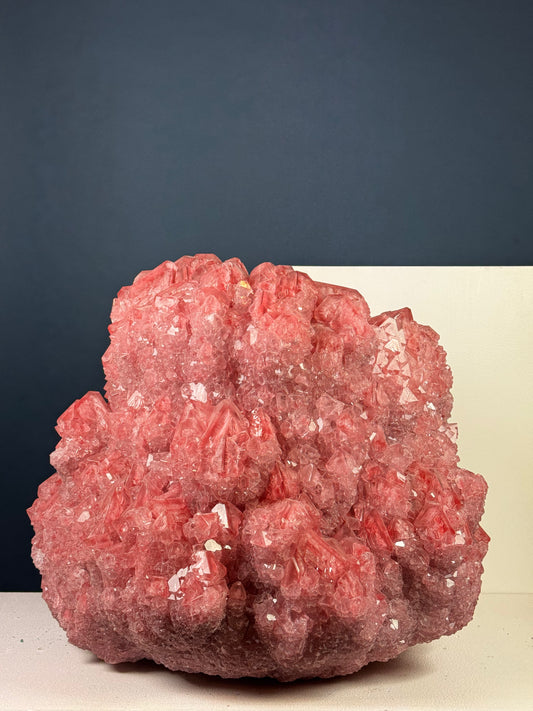 Crystal Vase Large - Amaranth
