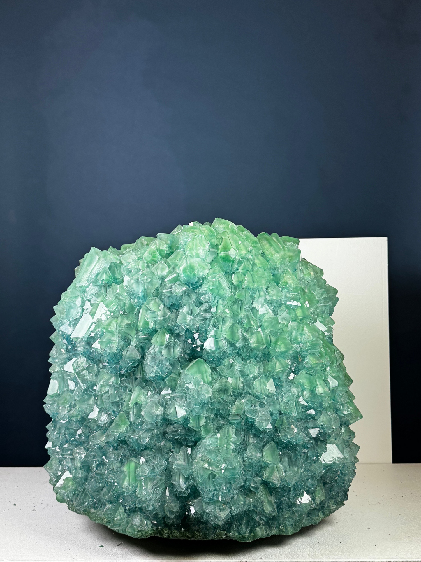 Crystal Vase Large - Celadon