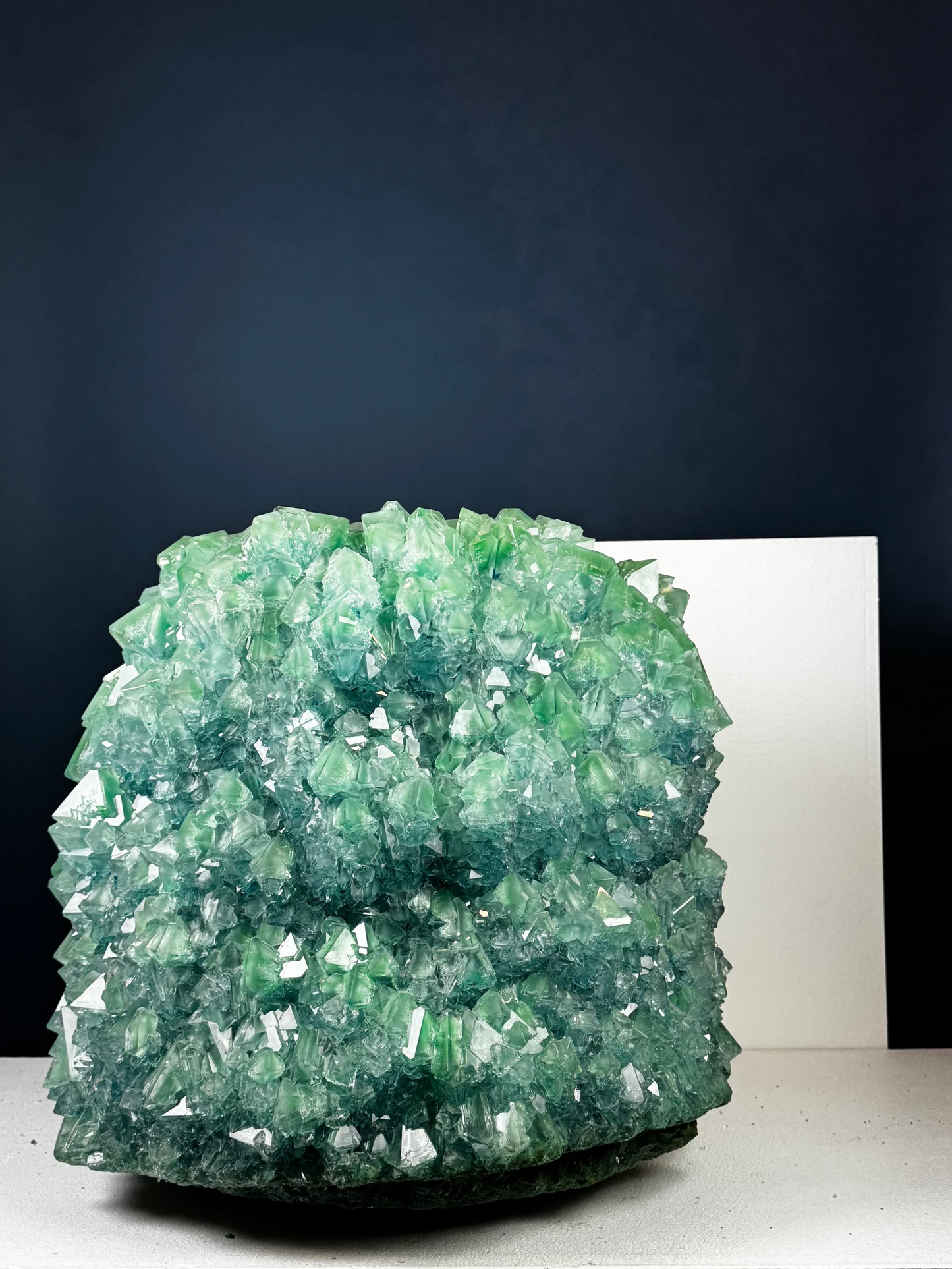 Crystal Vase Large - Celadon