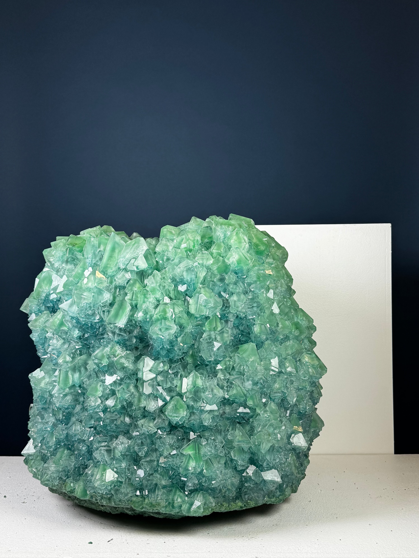Crystal Vase Large - Celadon